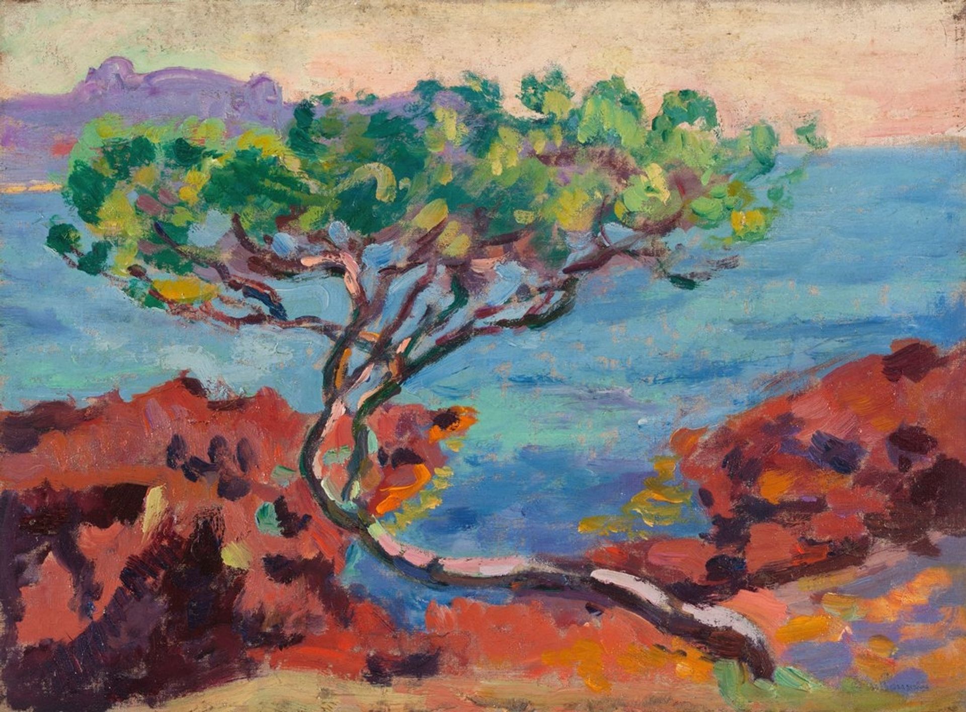 Paysage maritime by Armand Guillaumin