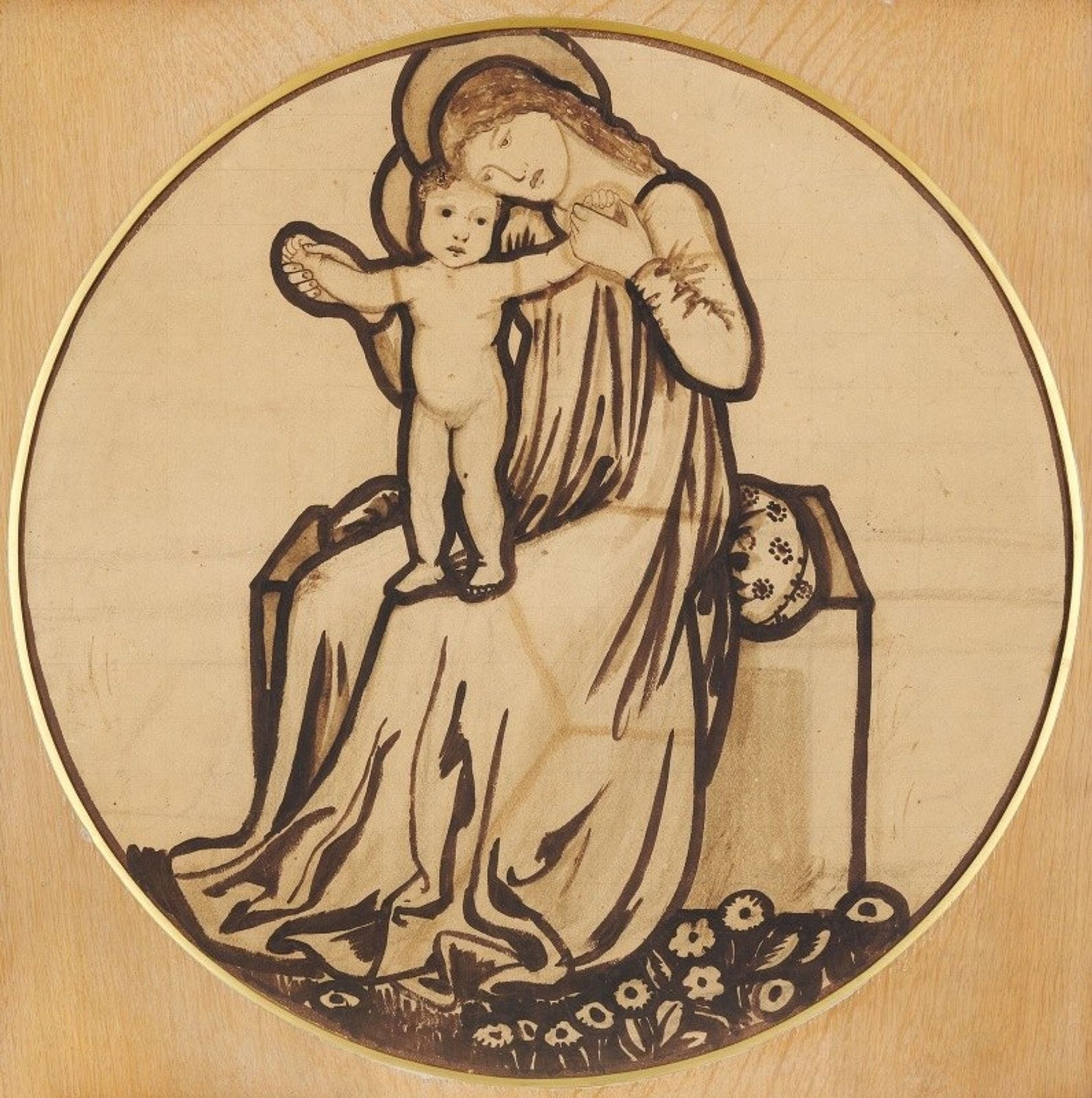 Virgin and Child by Edward Burne-Jones