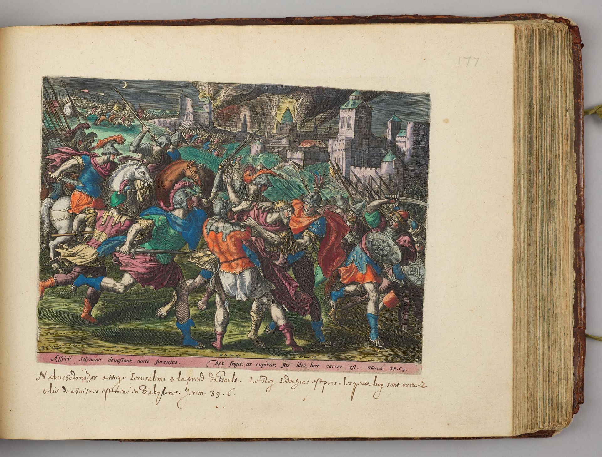 The Capture of King Zedekiah by Anton Wierix II