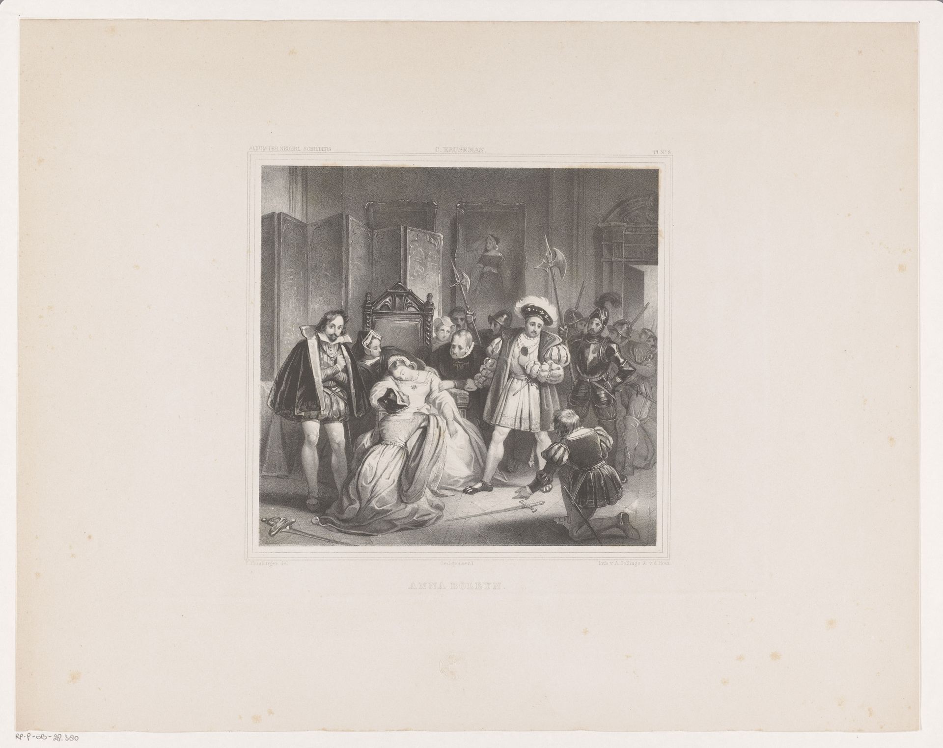 Anna Boleyn valt flauw by Coenraad Hamburger