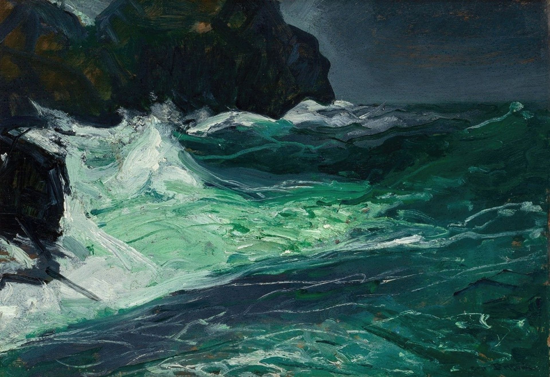 Storm Sea by George Wesley Bellows