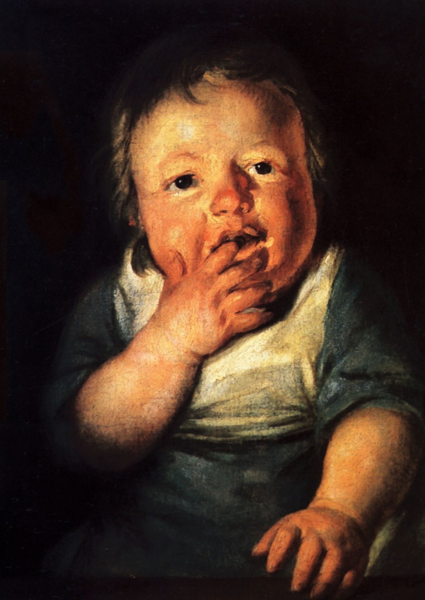 Study of little child by Jacob Jordaens