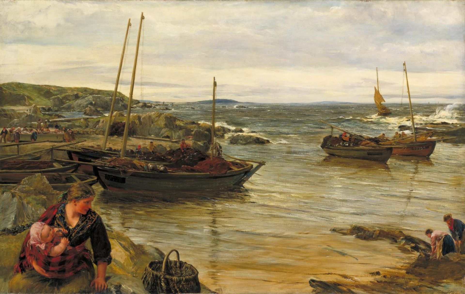 Home with the Tide by  James Clarke Hook