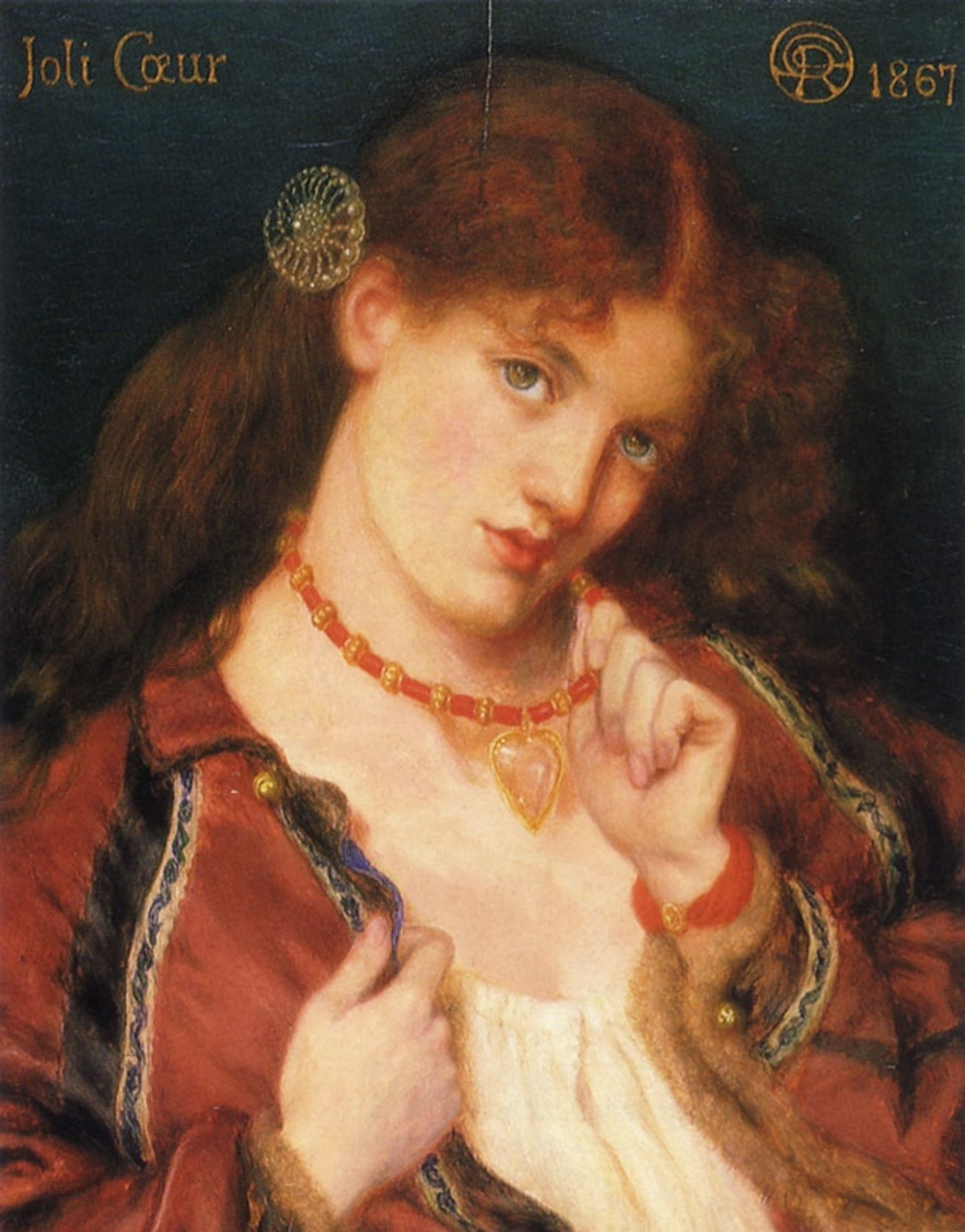 Joli Coeur (French for) by Dante Gabriel Rossetti