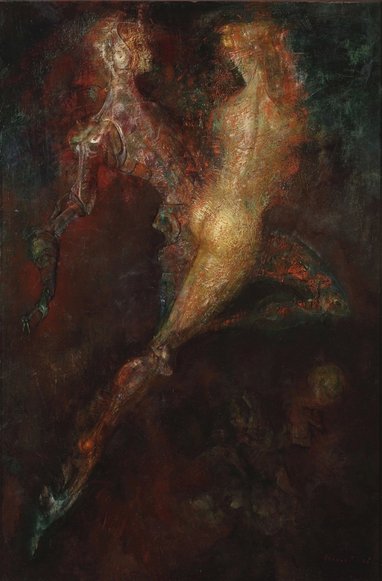 Obscure rencontre by Léonor Fini