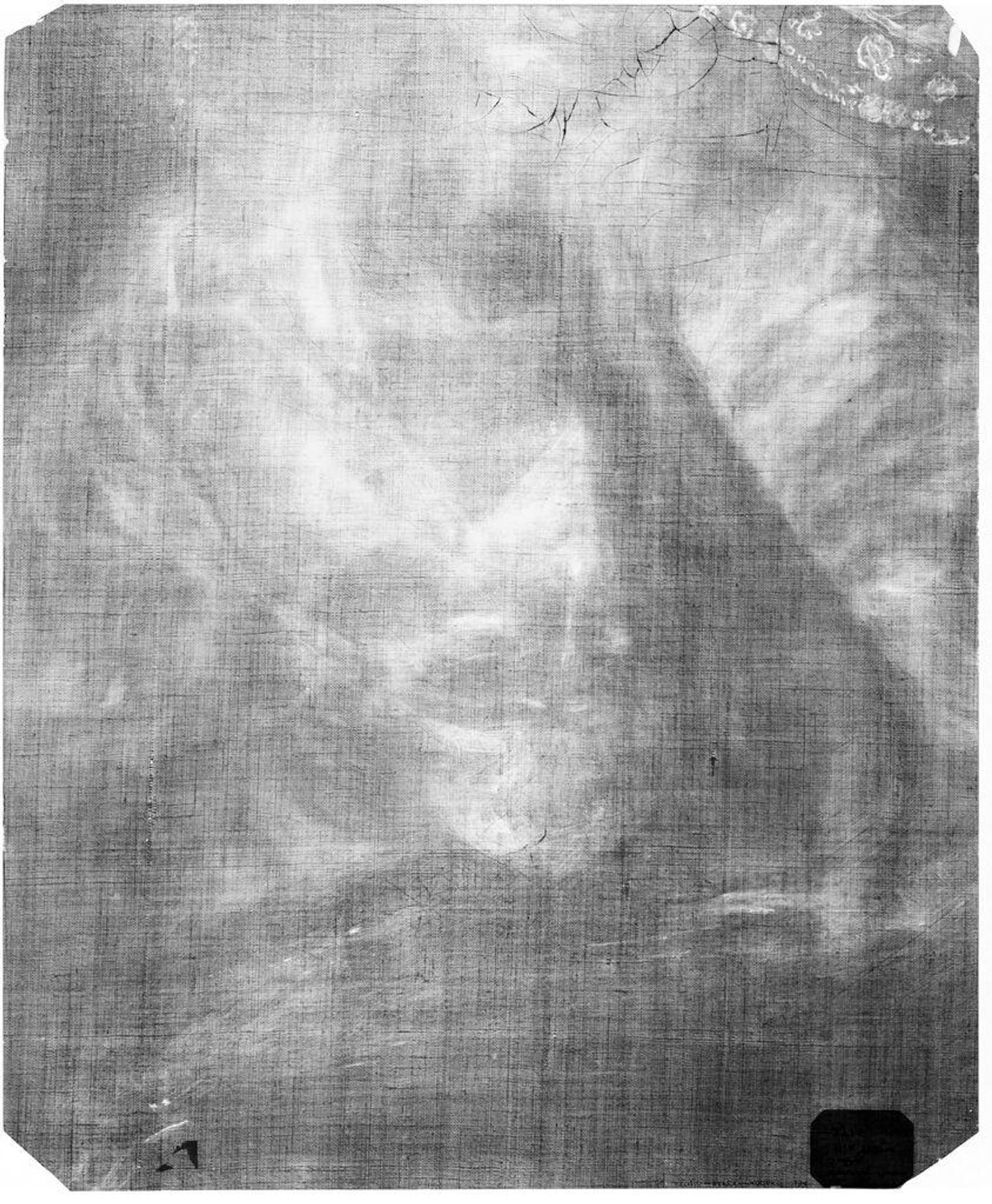 X-radiograph(s) of "Miss Pearce" by Artist of original: Thomas Sully