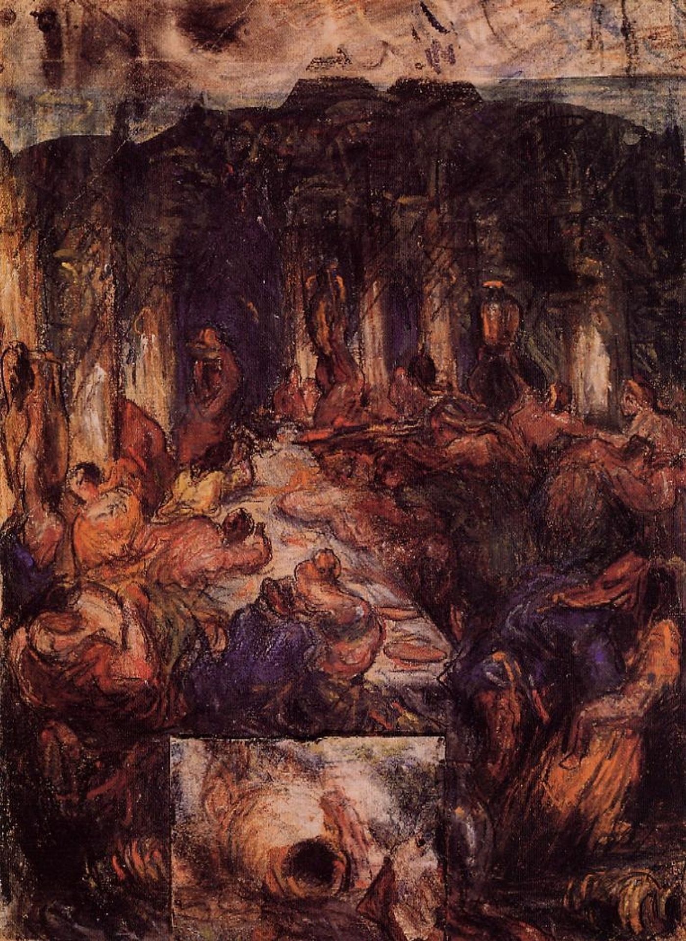 The Feast by Paul Cézanne