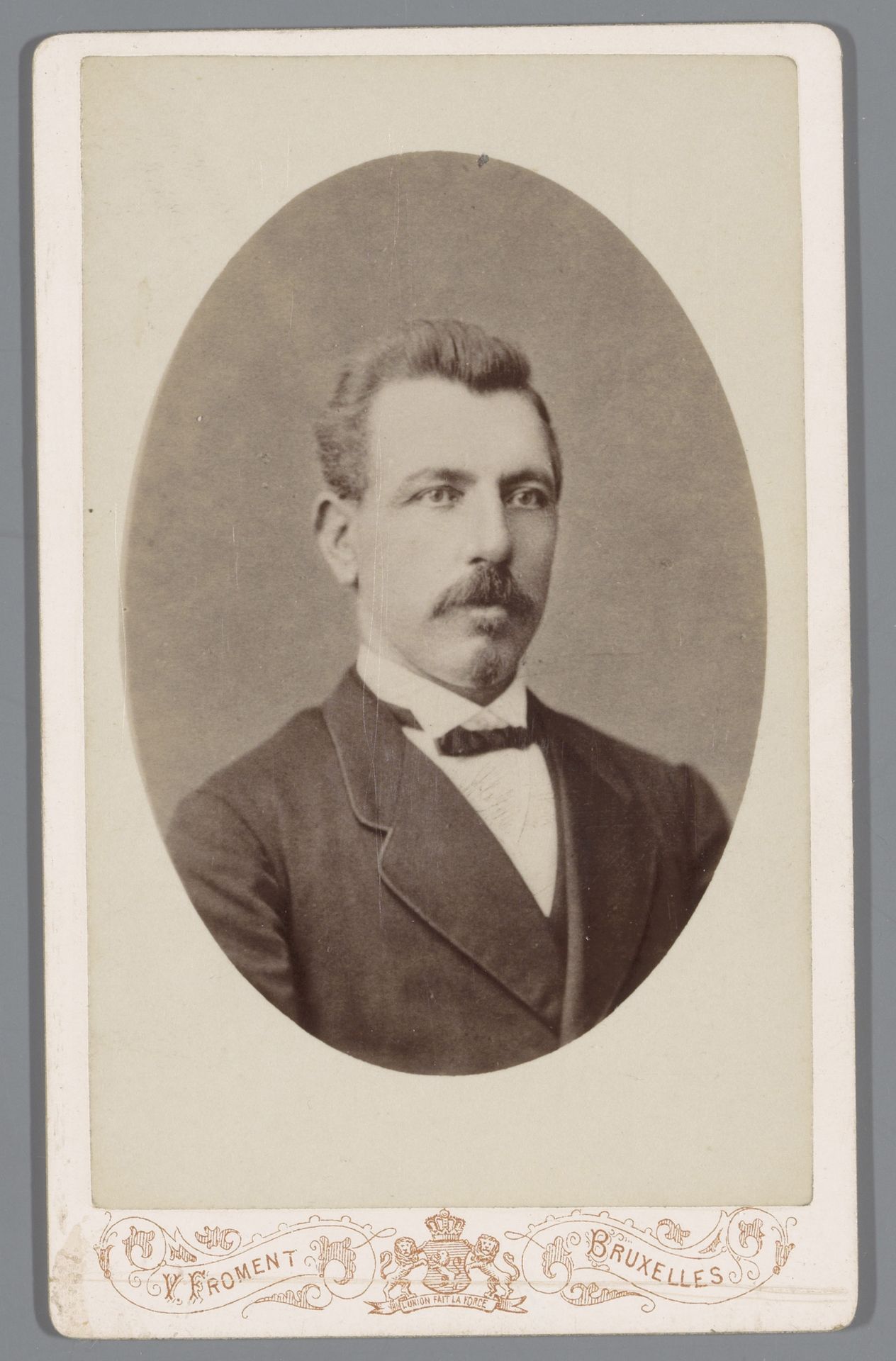 Portret van een onbekende man by Victor Froment
