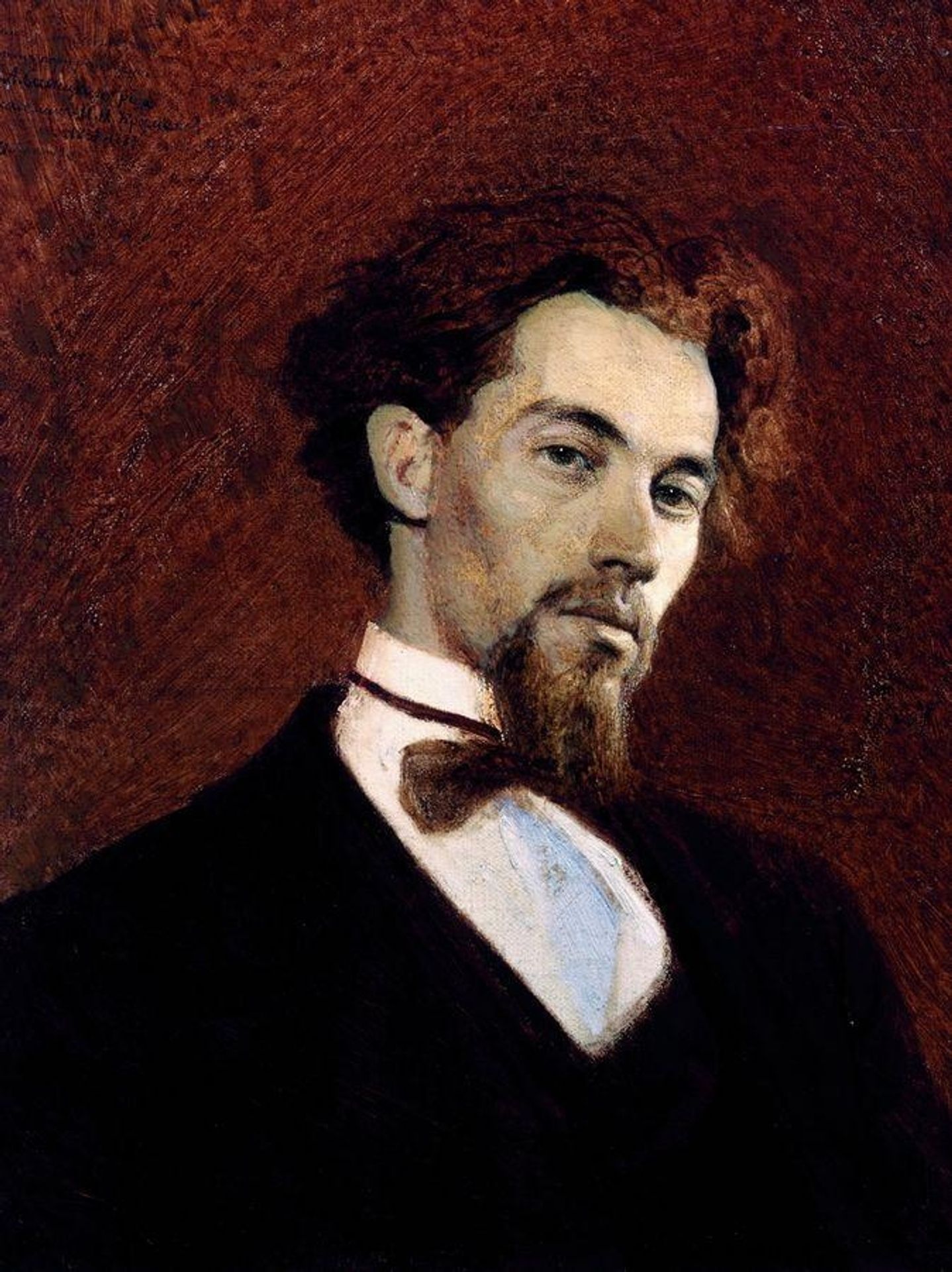 Portrait of the Artist Konstantin Savitsky by Ivan Kramskoy