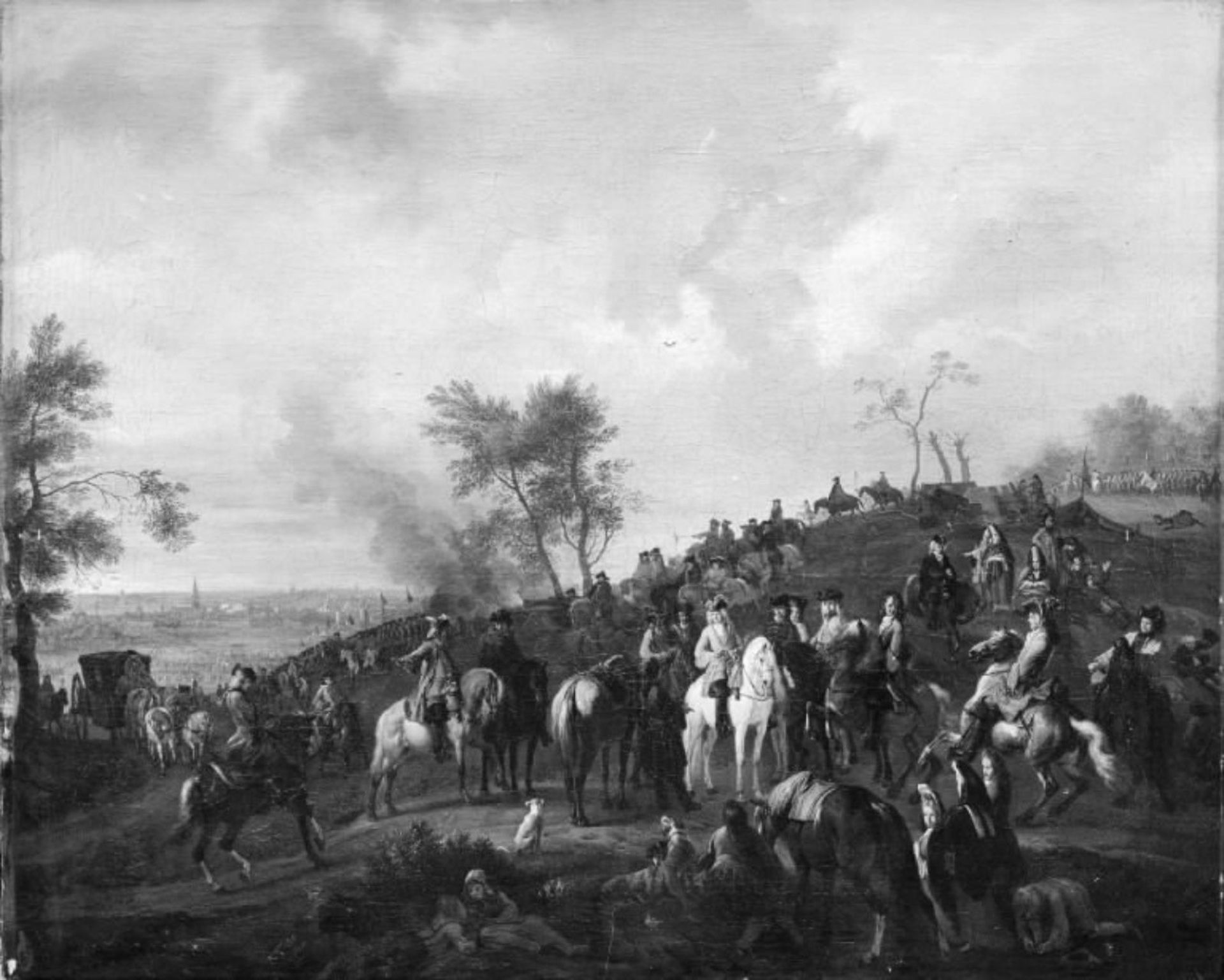 Inspection of Troops by Jan van Huchtenburg