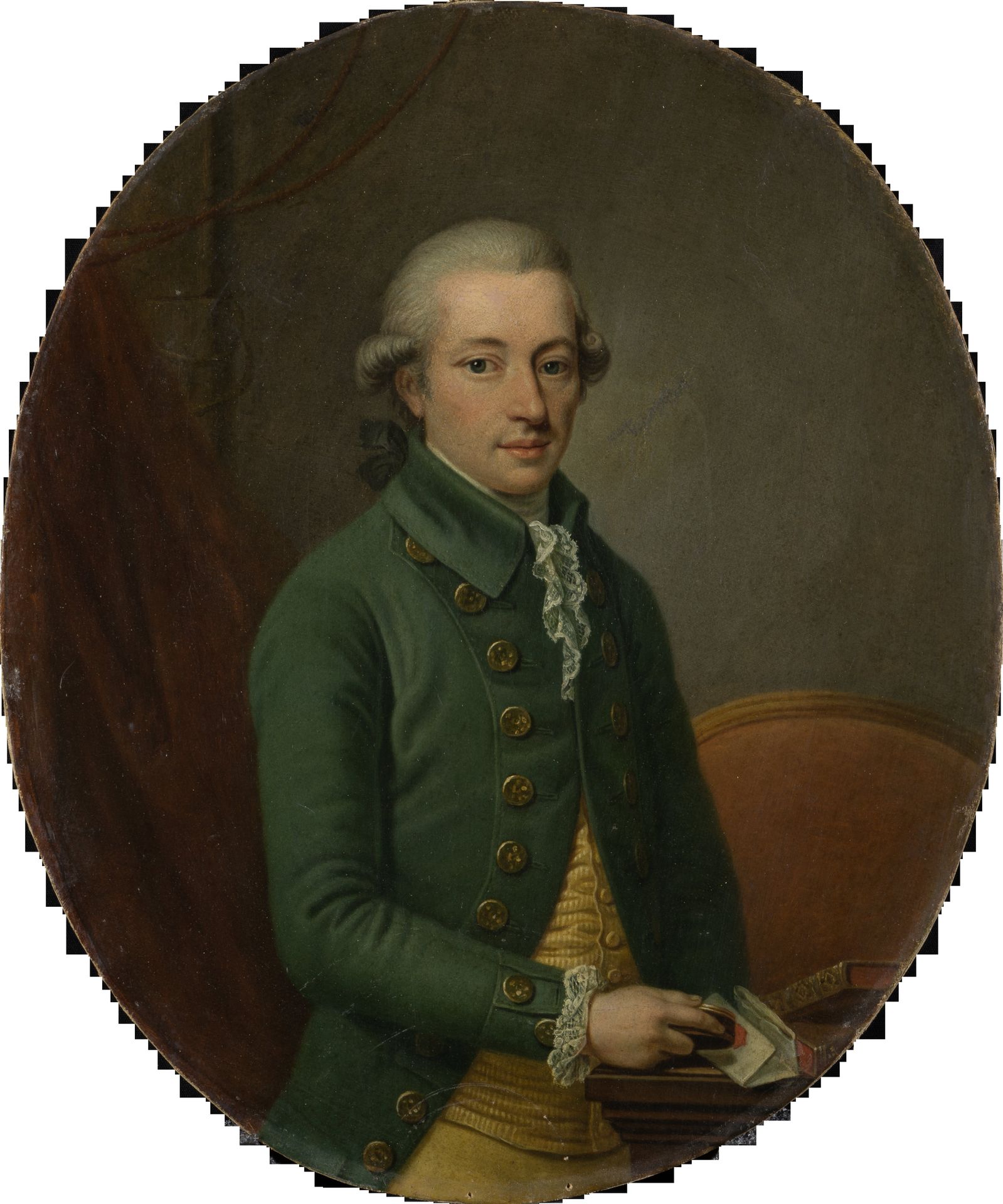 Portrait of Carl Justinian von Holzhausen by Anonymous