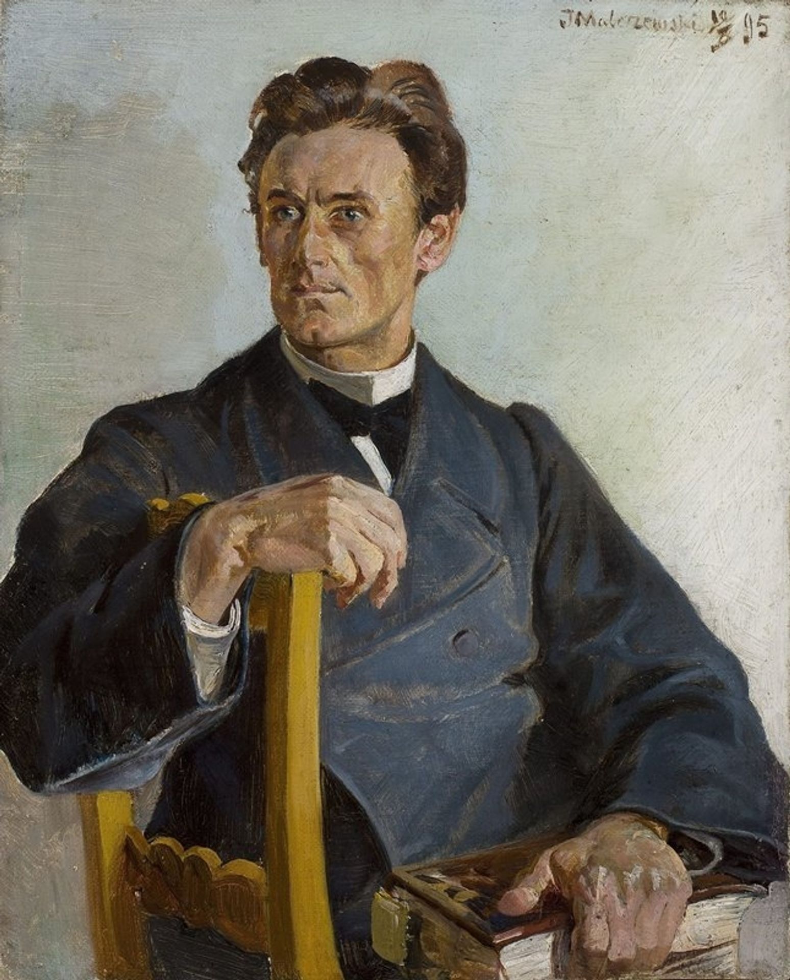 Portrait of priest Henryk Radomiński by Jacek Malczewski