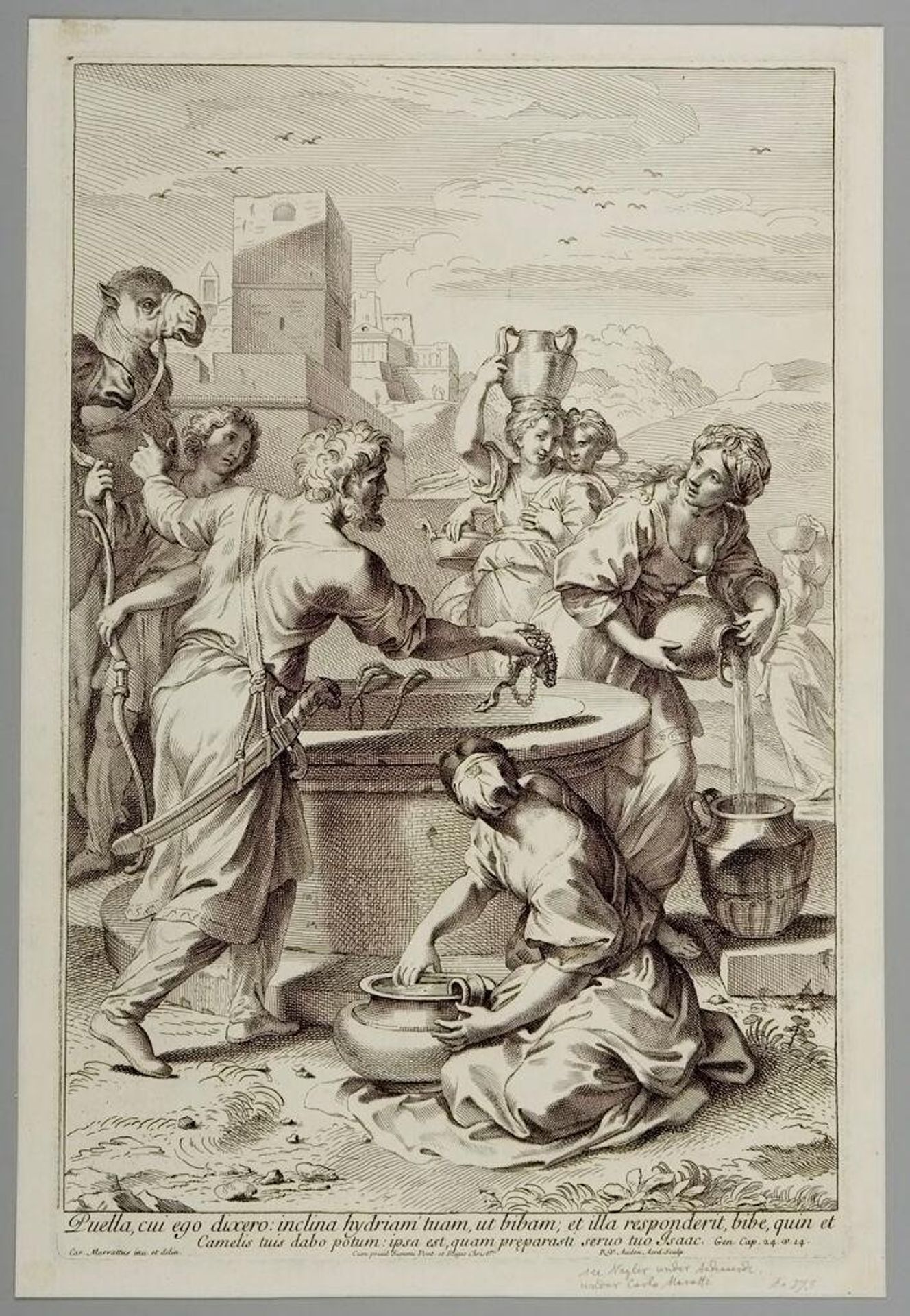 Rebecca at the Well by Robert van Auden-Aerd