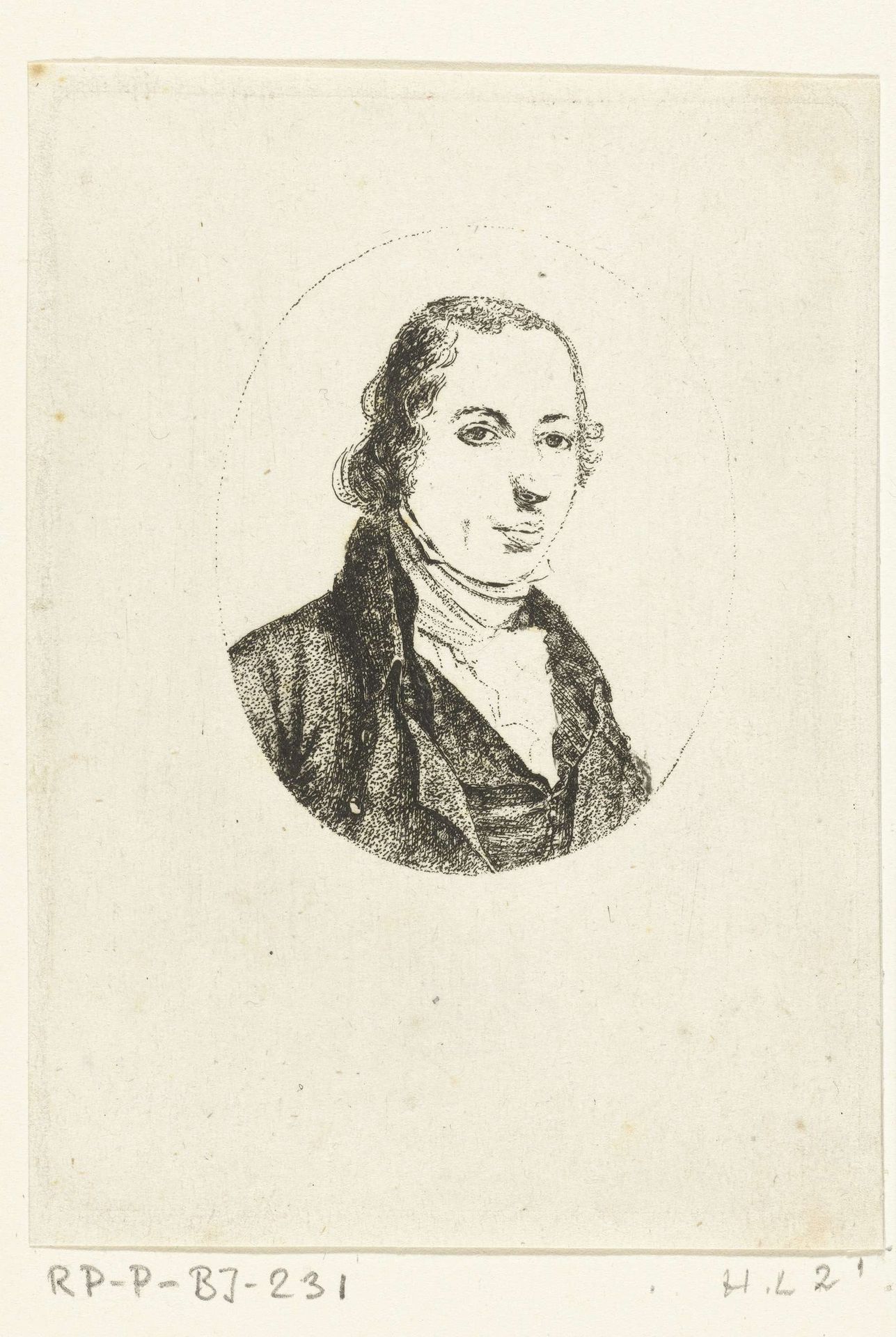 Portret van Hermanus van Brussel by Ernst Willem Jan Bagelaar