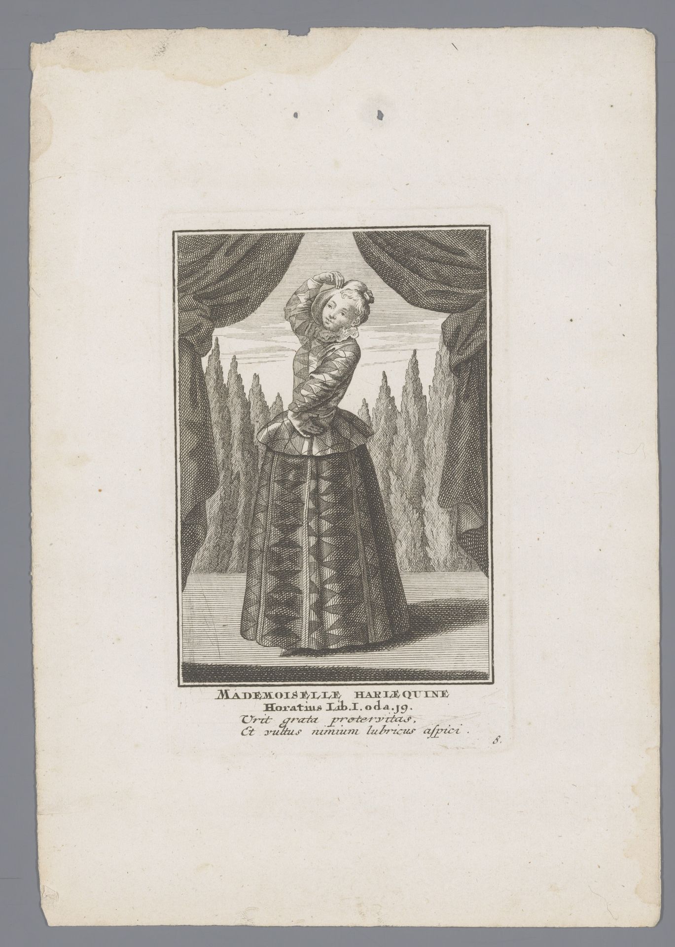 Mademoiselle Harlequine by Anonymous