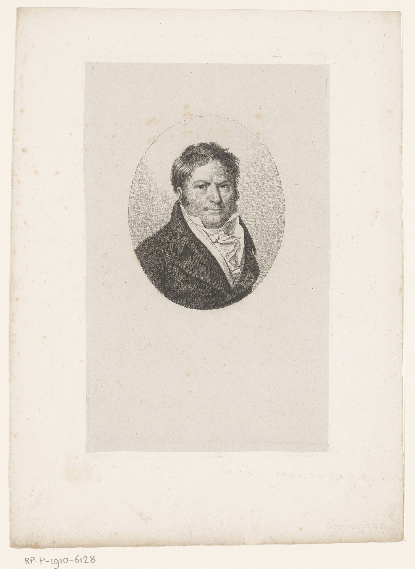 Portret van Guillaume Louis Ternaux by Ambroise Tardieu