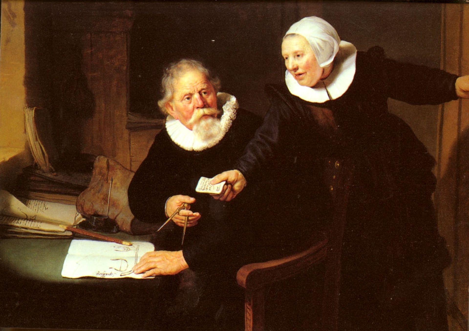 The Shipbuilder and his Wife by Rembrandt van Rijn
