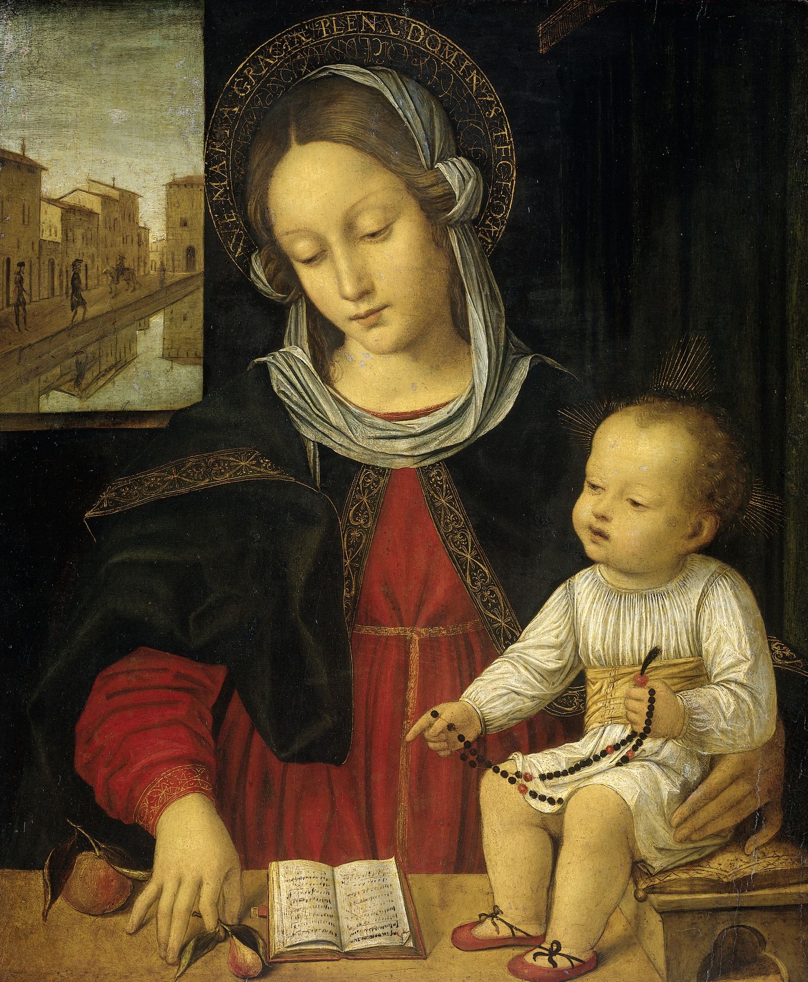 Madonna and Child by Ambrogio Bergognone