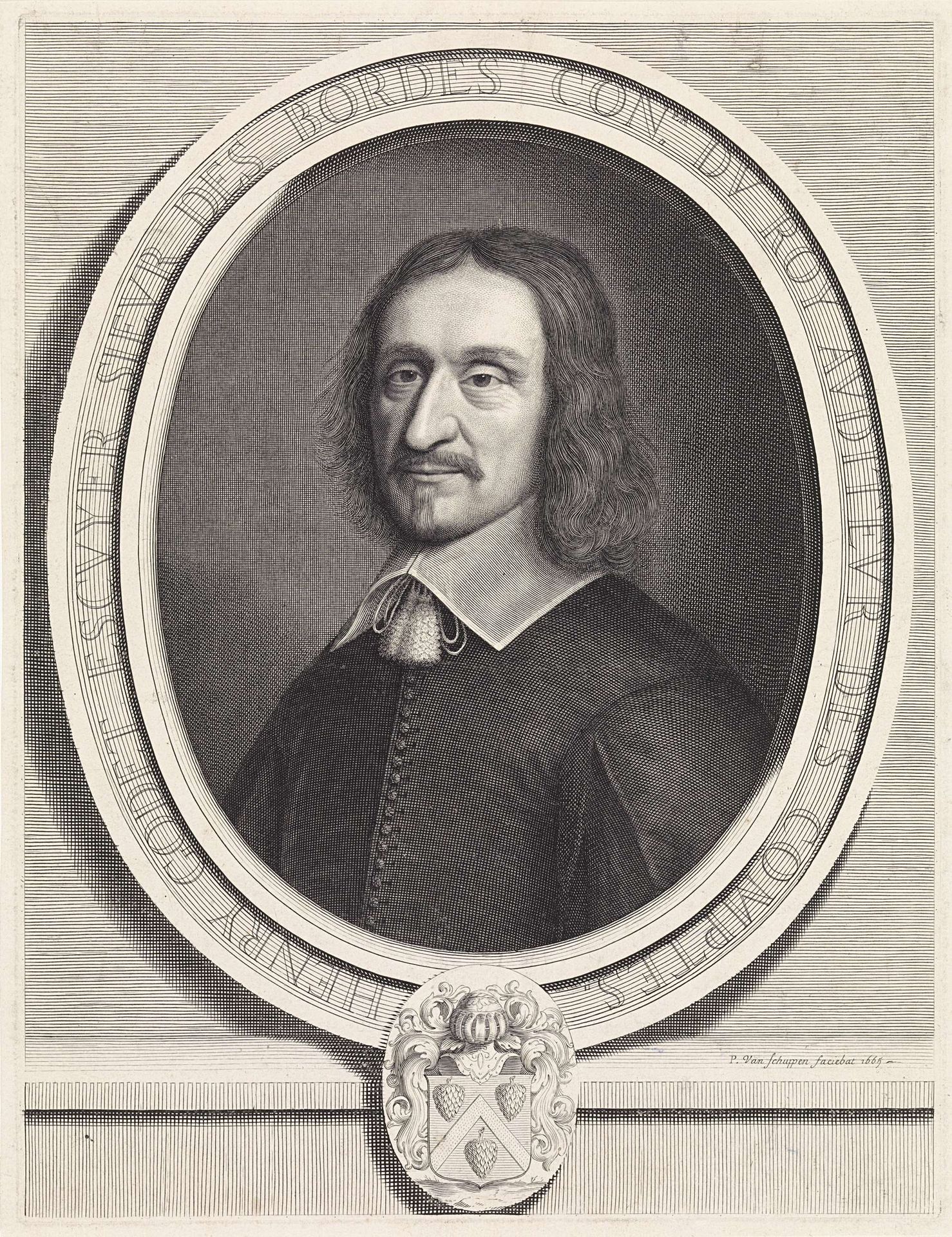 Portret van Henry Godet des Bordes, auditeur des comptes by Pieter van Schuppen
