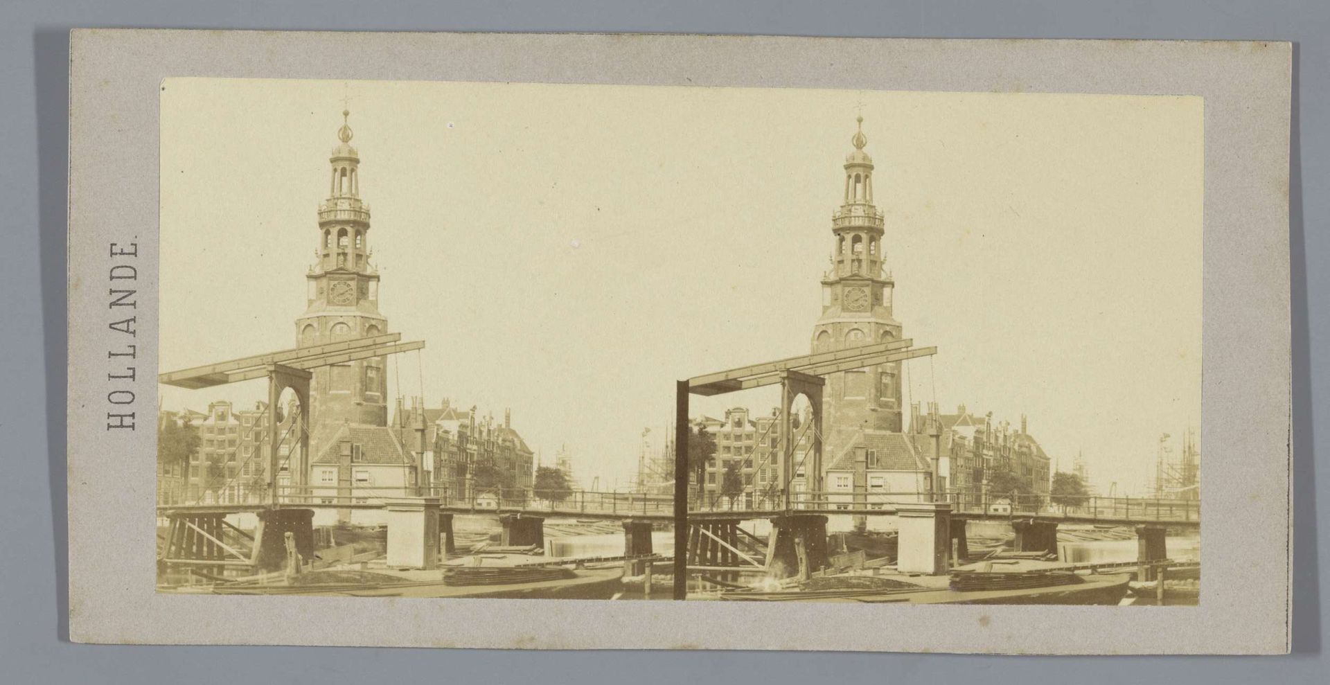 Peperbrug en Montelbaanstoren, Amsterdam by Charles-Henri Plaut