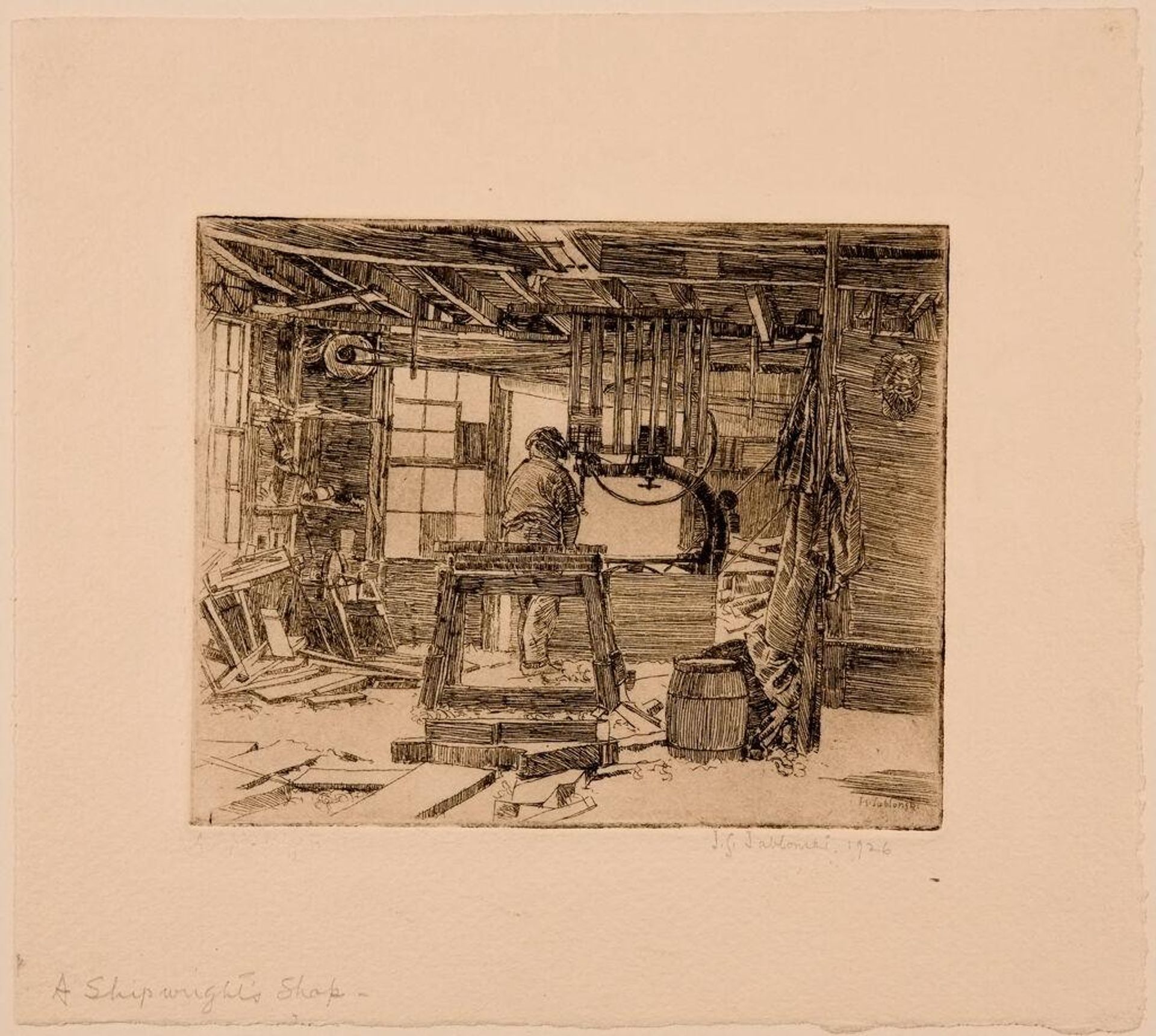 Shipwright's Shop by Joseph S. Jablonski