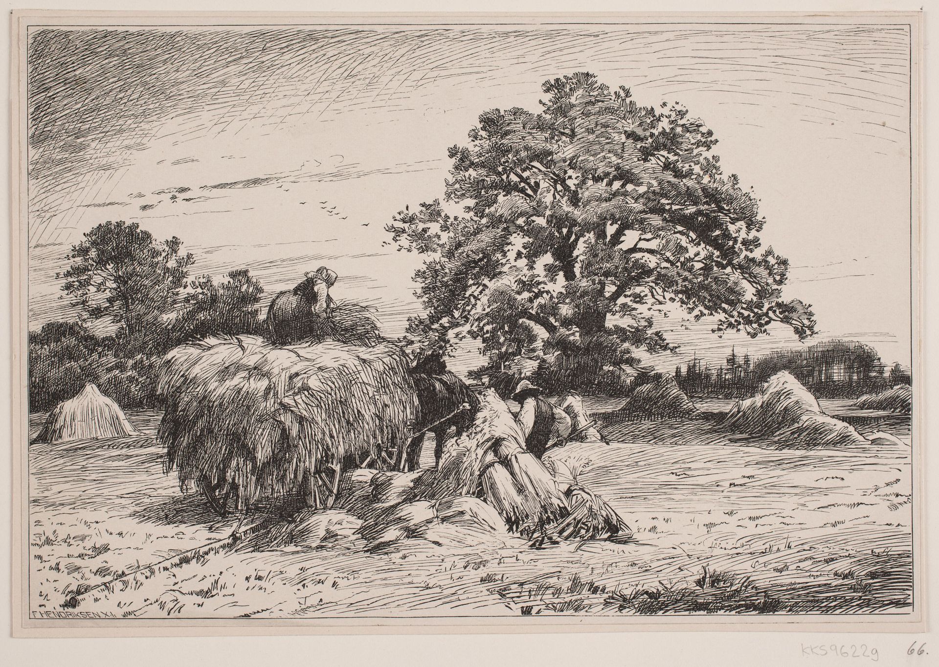 Høstlandskab by Anonymous