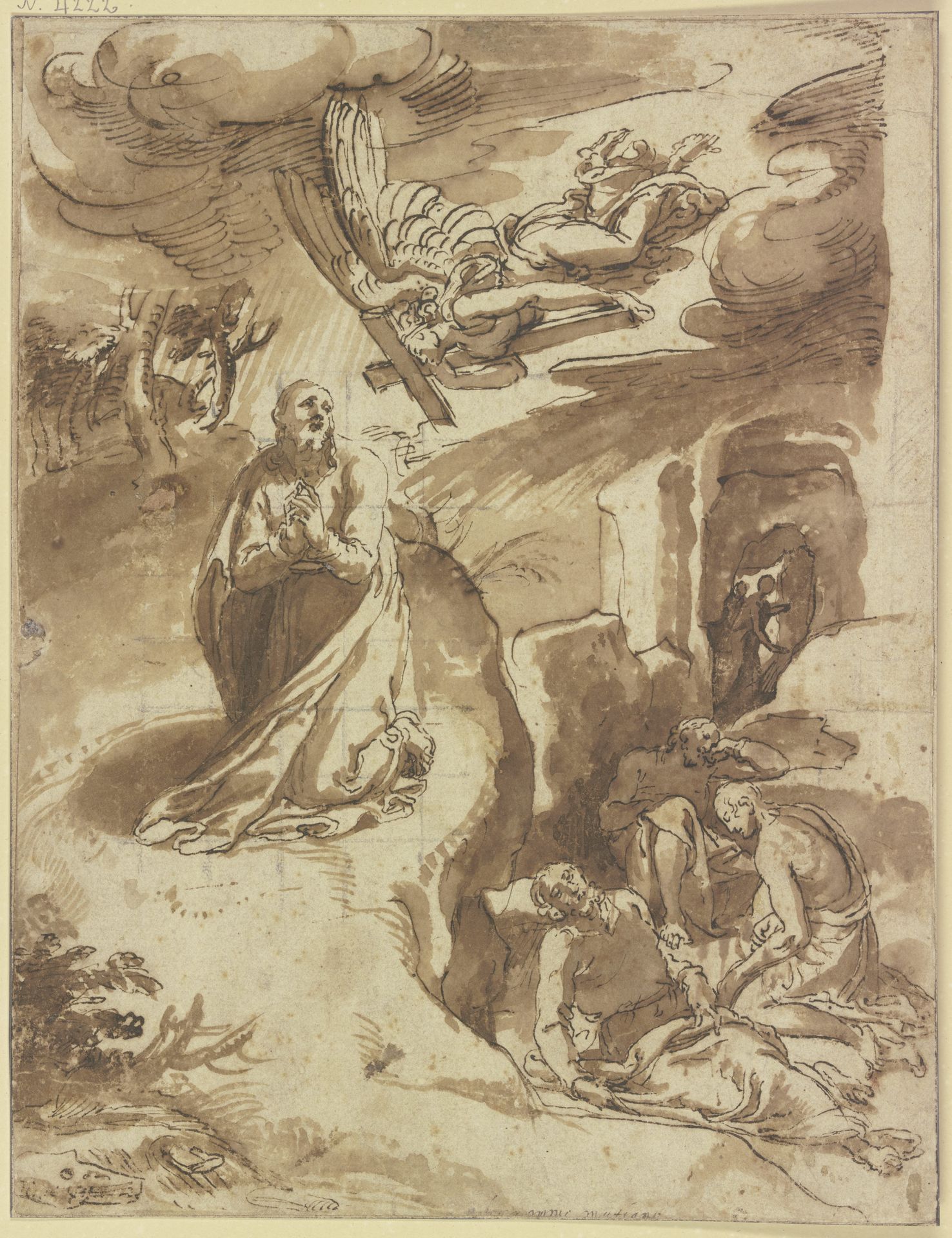 Agony in the Garden by Girolamo Muziano