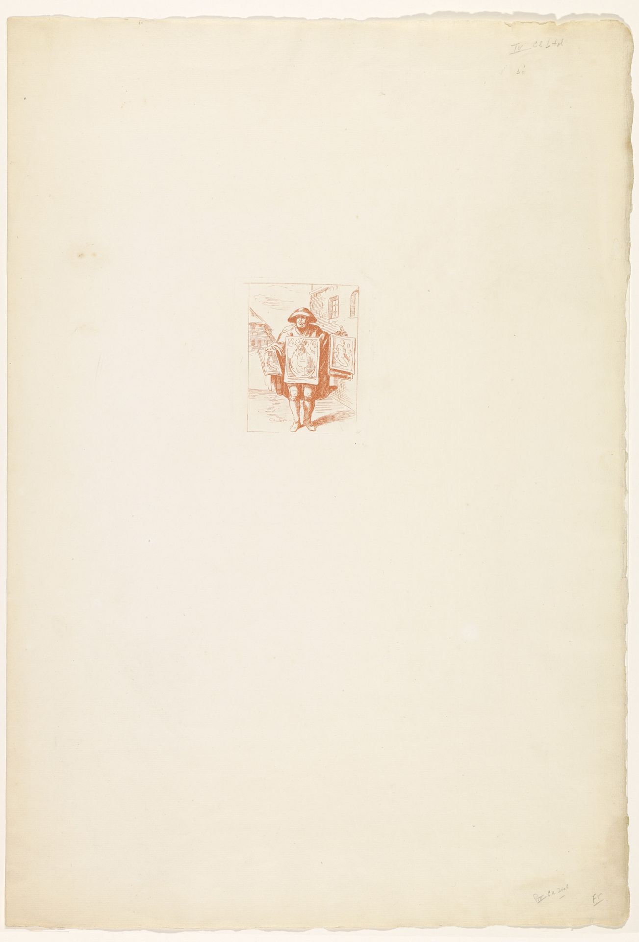 Prentverkoper by Anonymous
