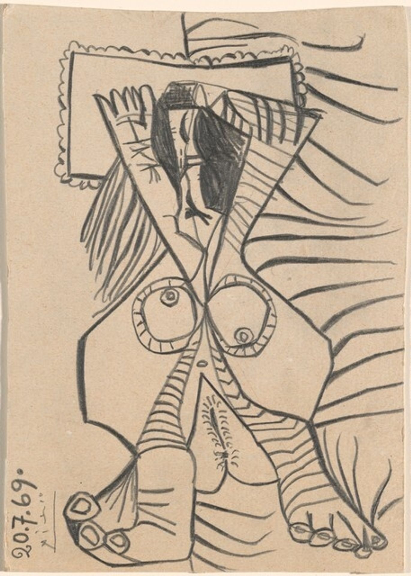 Reclining Nude by Pablo Picasso