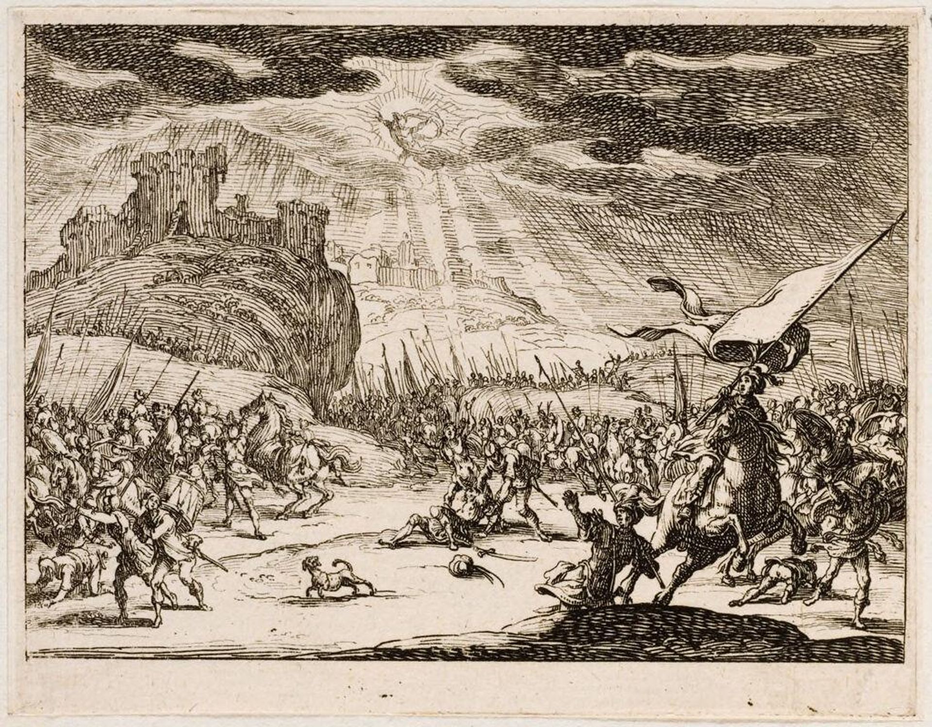 Conversion of Saint Paul by Jacques Callot