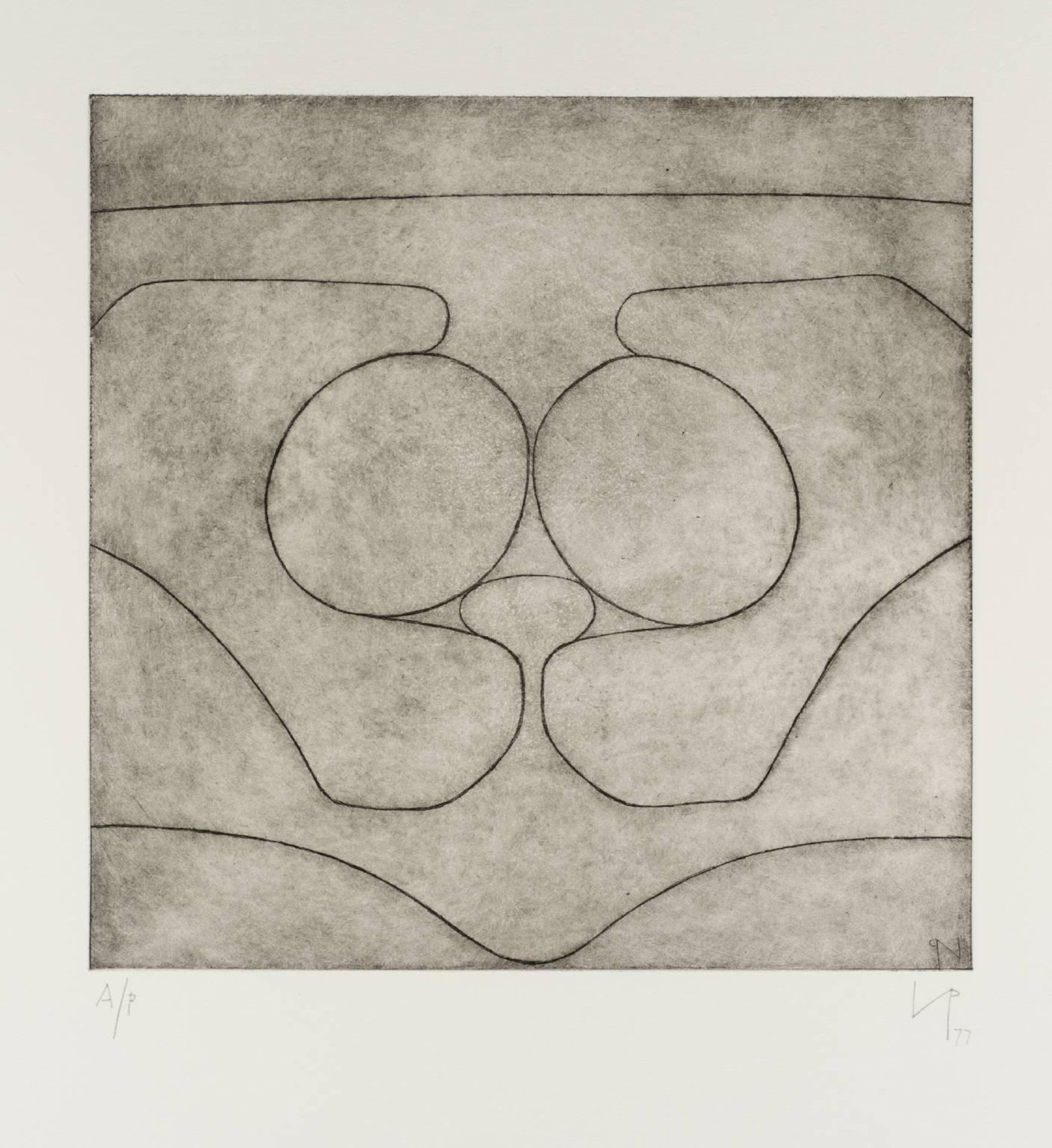 The Cave of Calypso II by Victor Pasmore