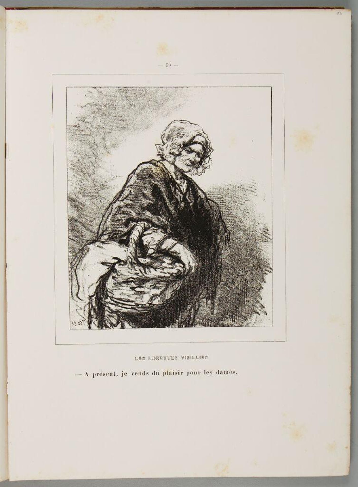 At the present, I sell pleasure to the ladies., p. 79 by Paul Gavarni