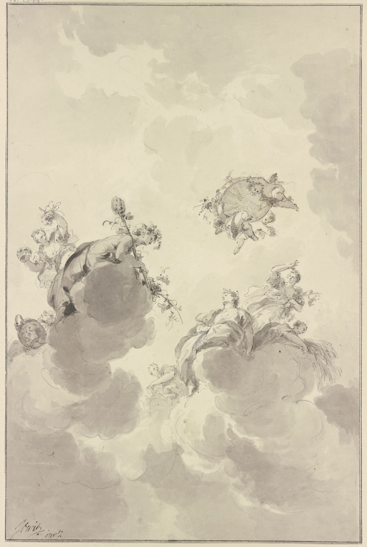 Bacchus and Ceres by Jacob de Wit