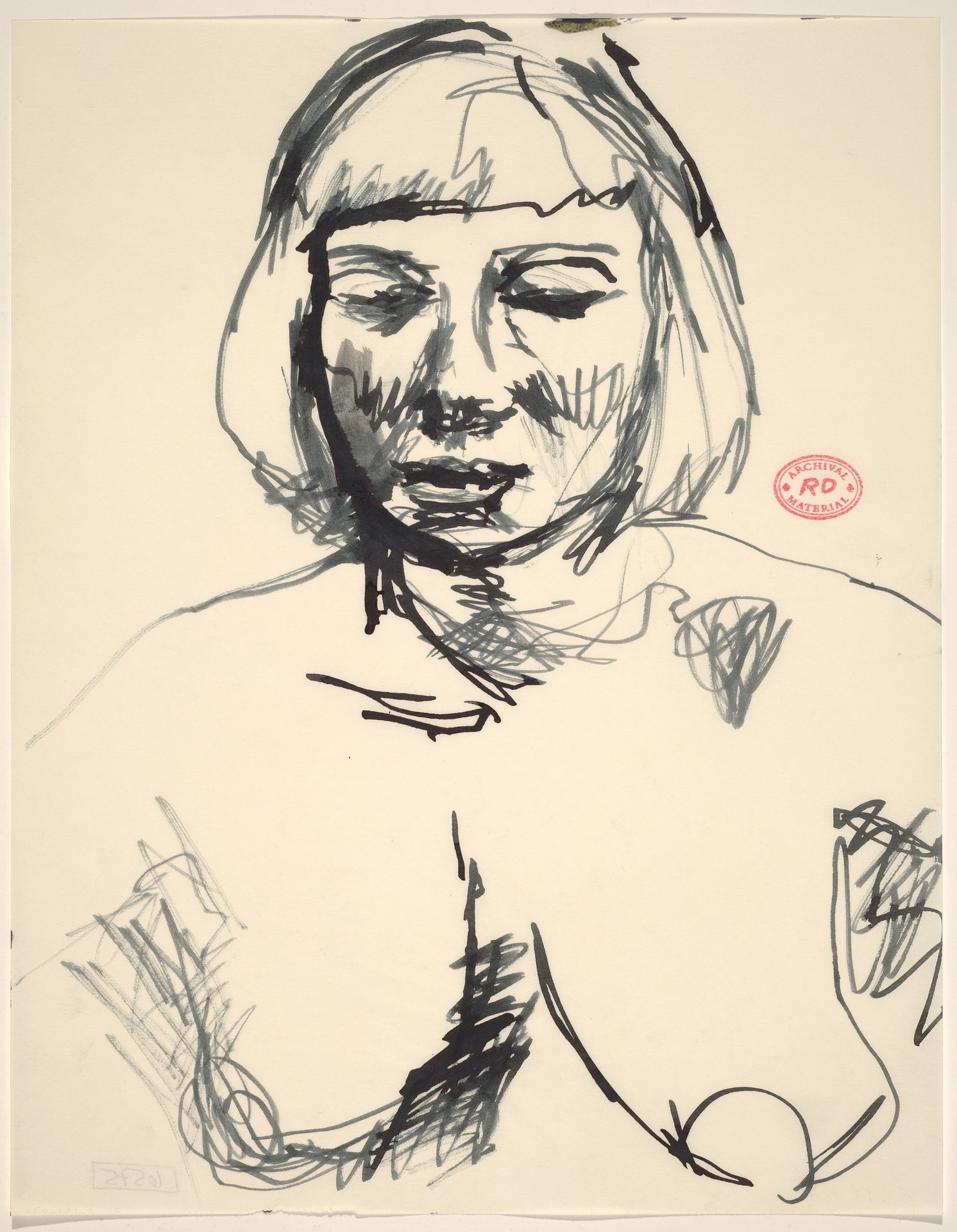 Untitled [bust of a female model] by Richard Diebenkorn