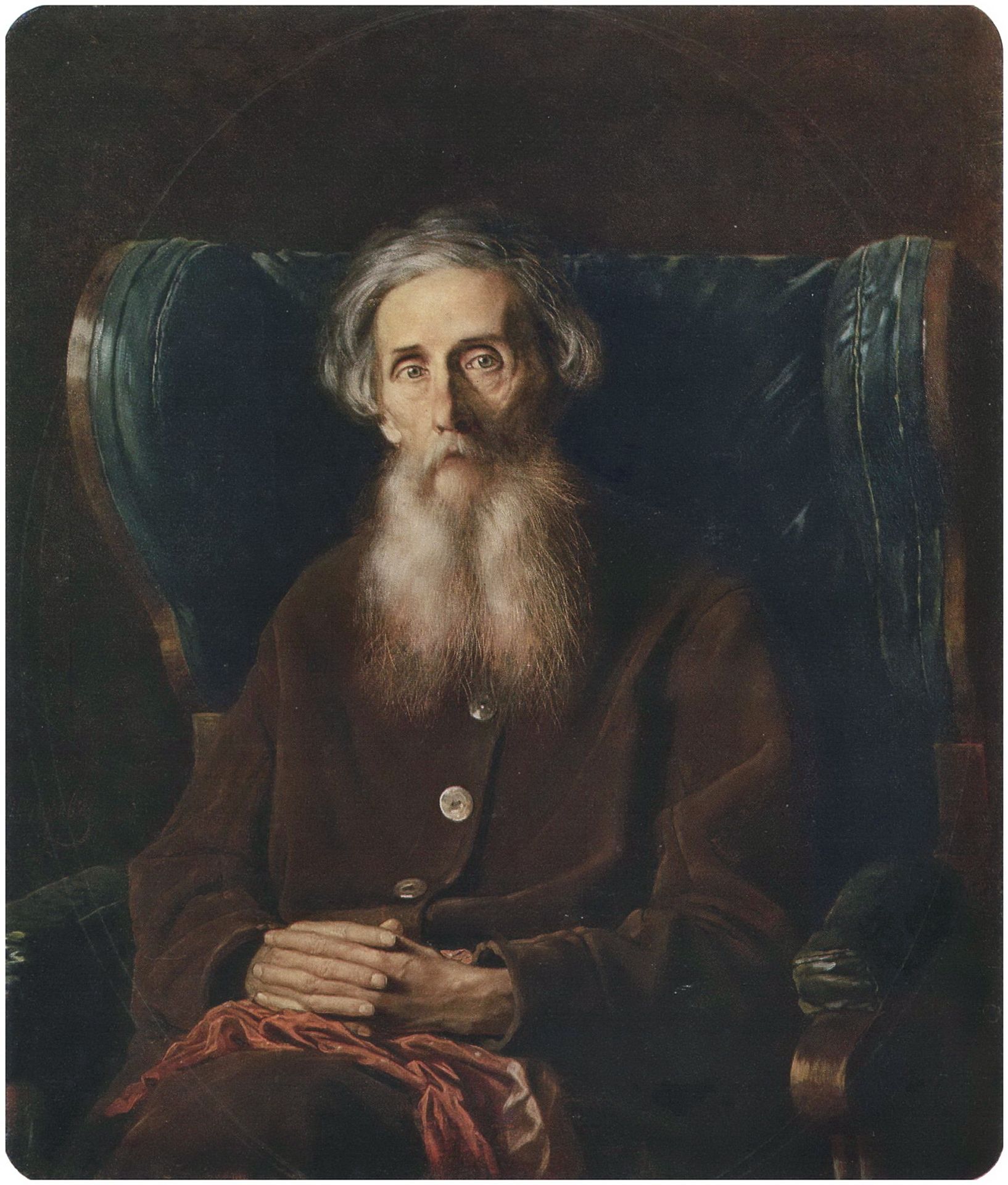 Portrait of the Author Vladimir Dahl by Vasily Perov