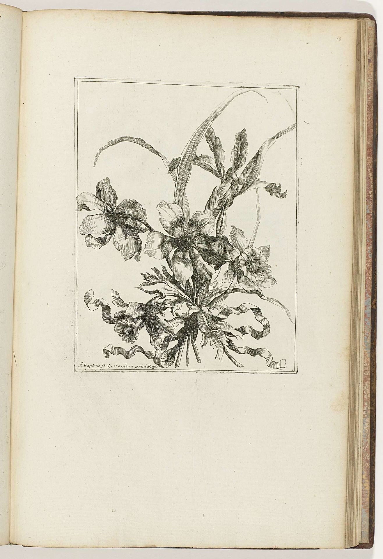 Gebonden boeket by Jean-Baptiste Monnoyer
