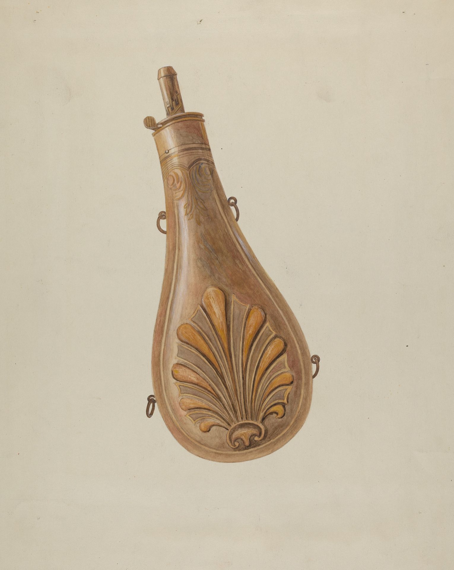 Powder Flask by Anonymous