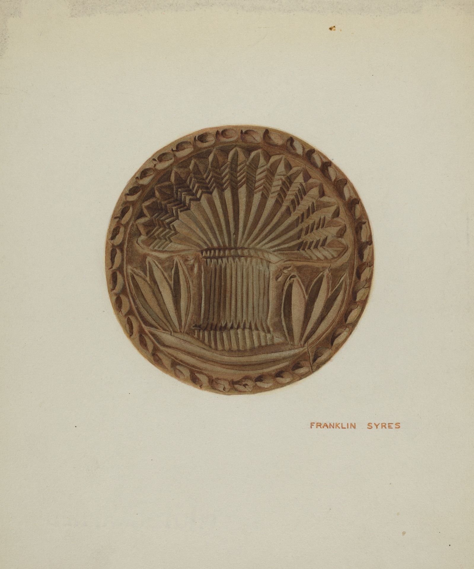 Pa. German Butter Mold by Franklyn Syres