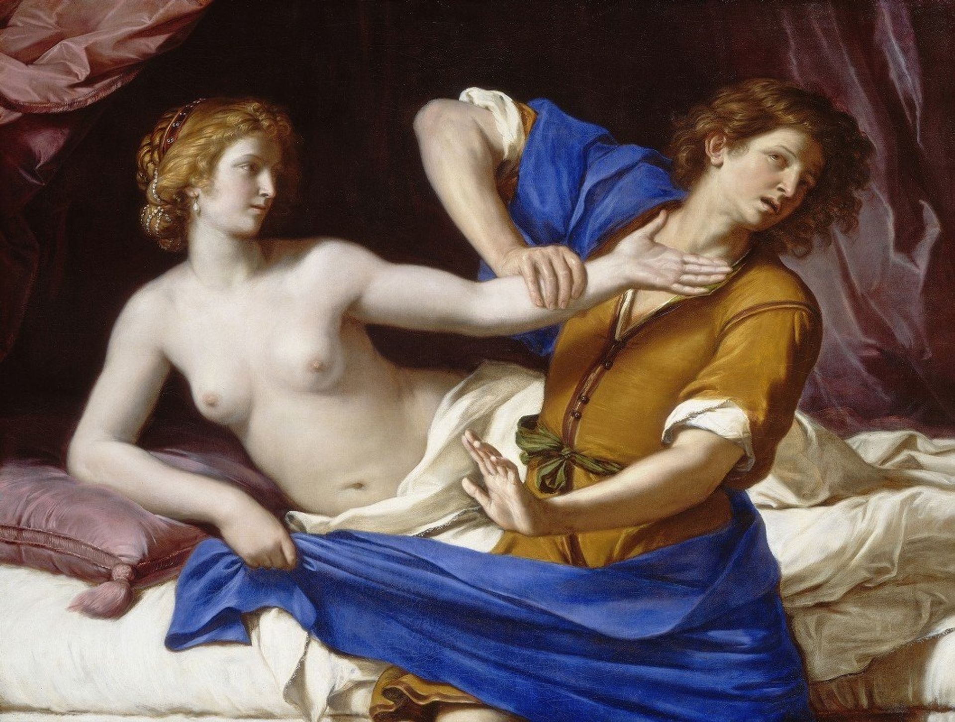 Joseph and Potiphar’s Wife by Guercino