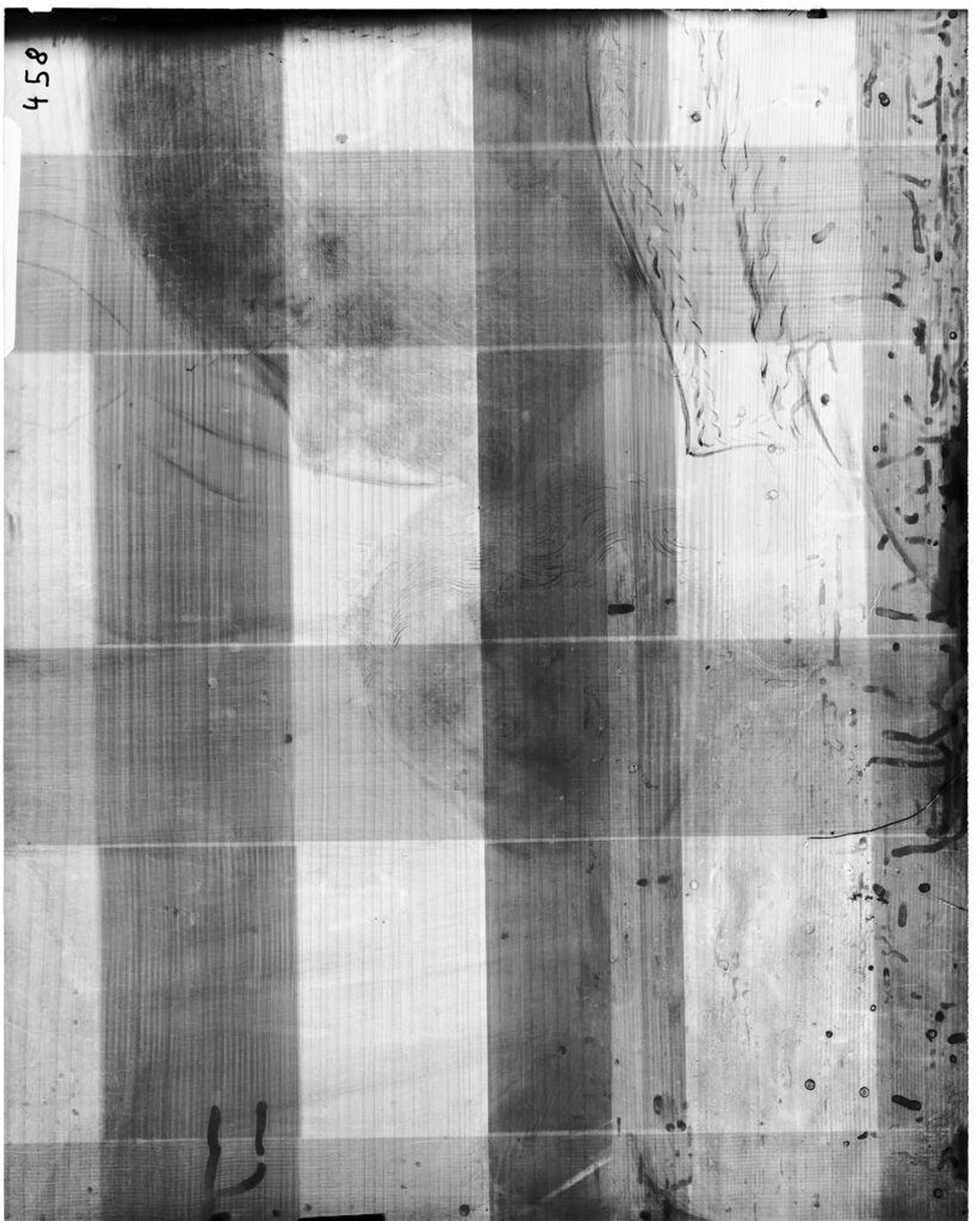 X-radiograph(s) of "Christ and the Children" by Artist of original: Lucas Cranach the Elder