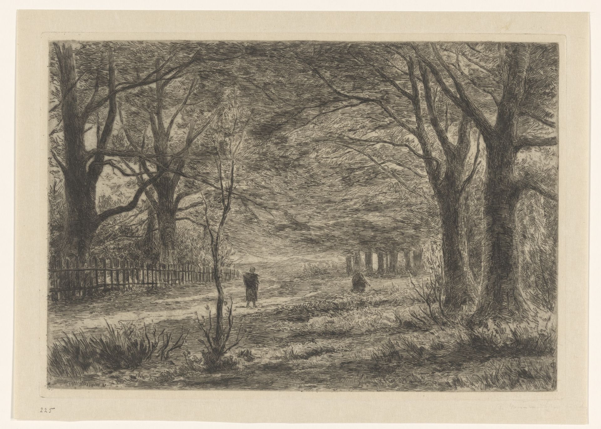 Bosgezicht in Elswout by Carel Nicolaas Storm van 's-Gravesande