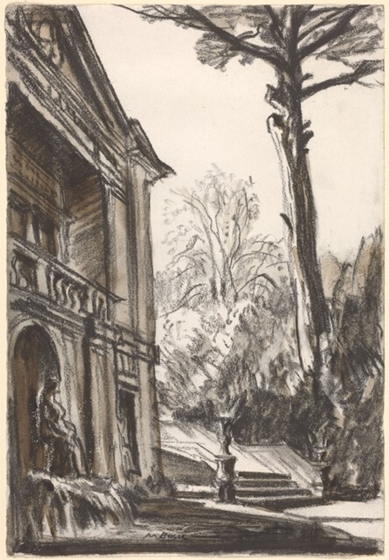 Villa Medici, Rome by Muirhead Bone