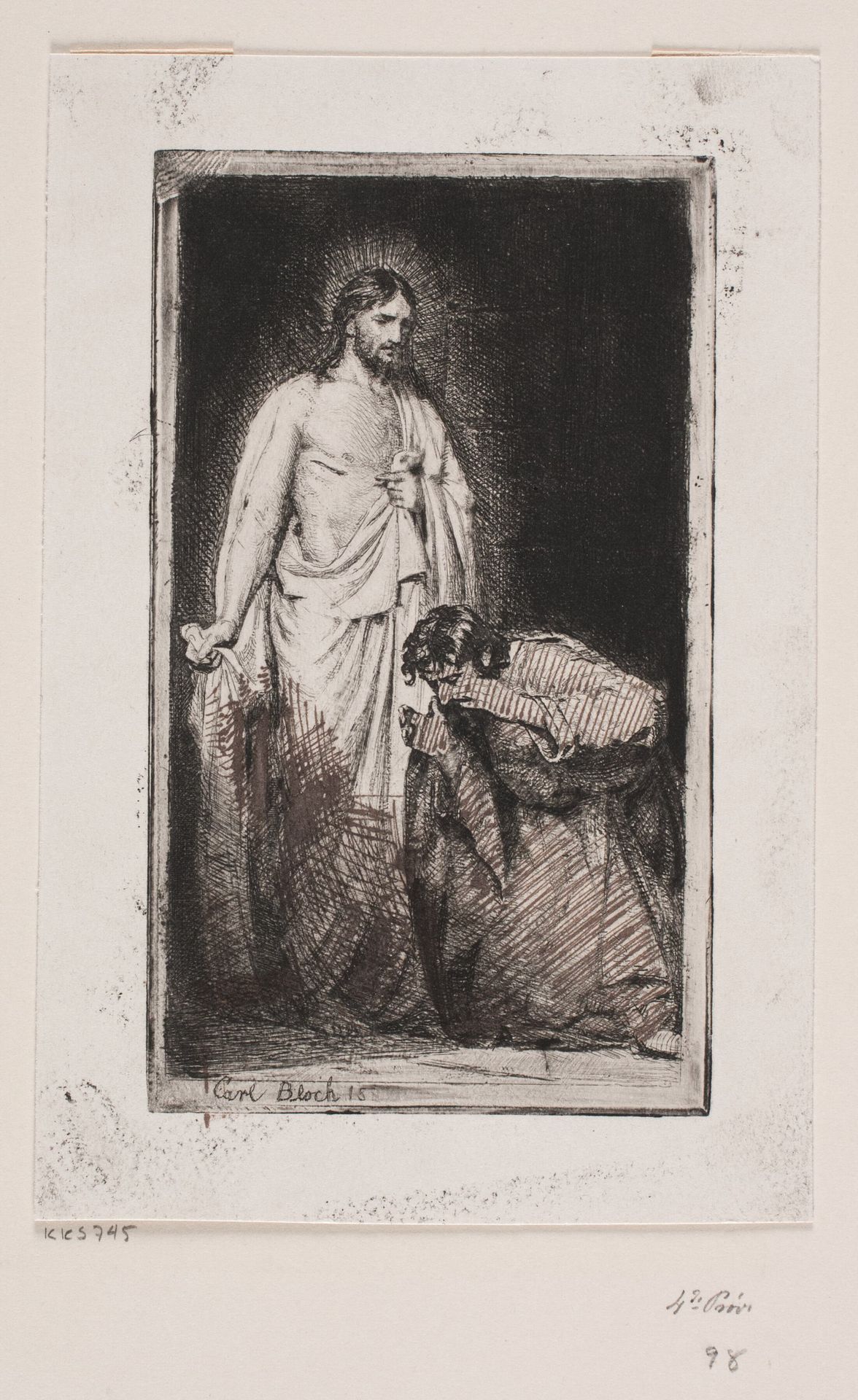 Christ and the Doubting Thomas by Carl Bloch