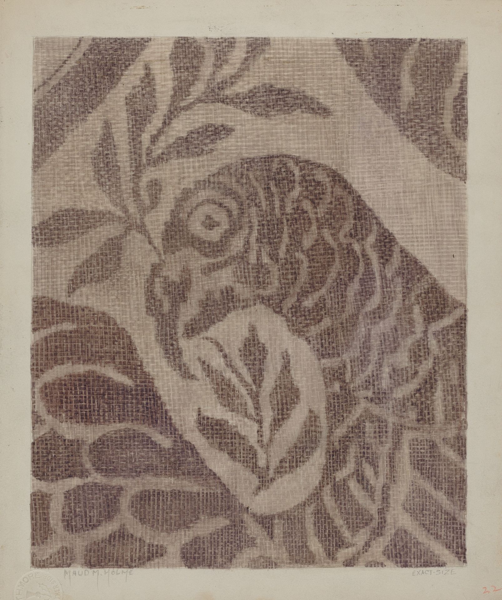 Handwoven Coverlet by Maud M. Holme