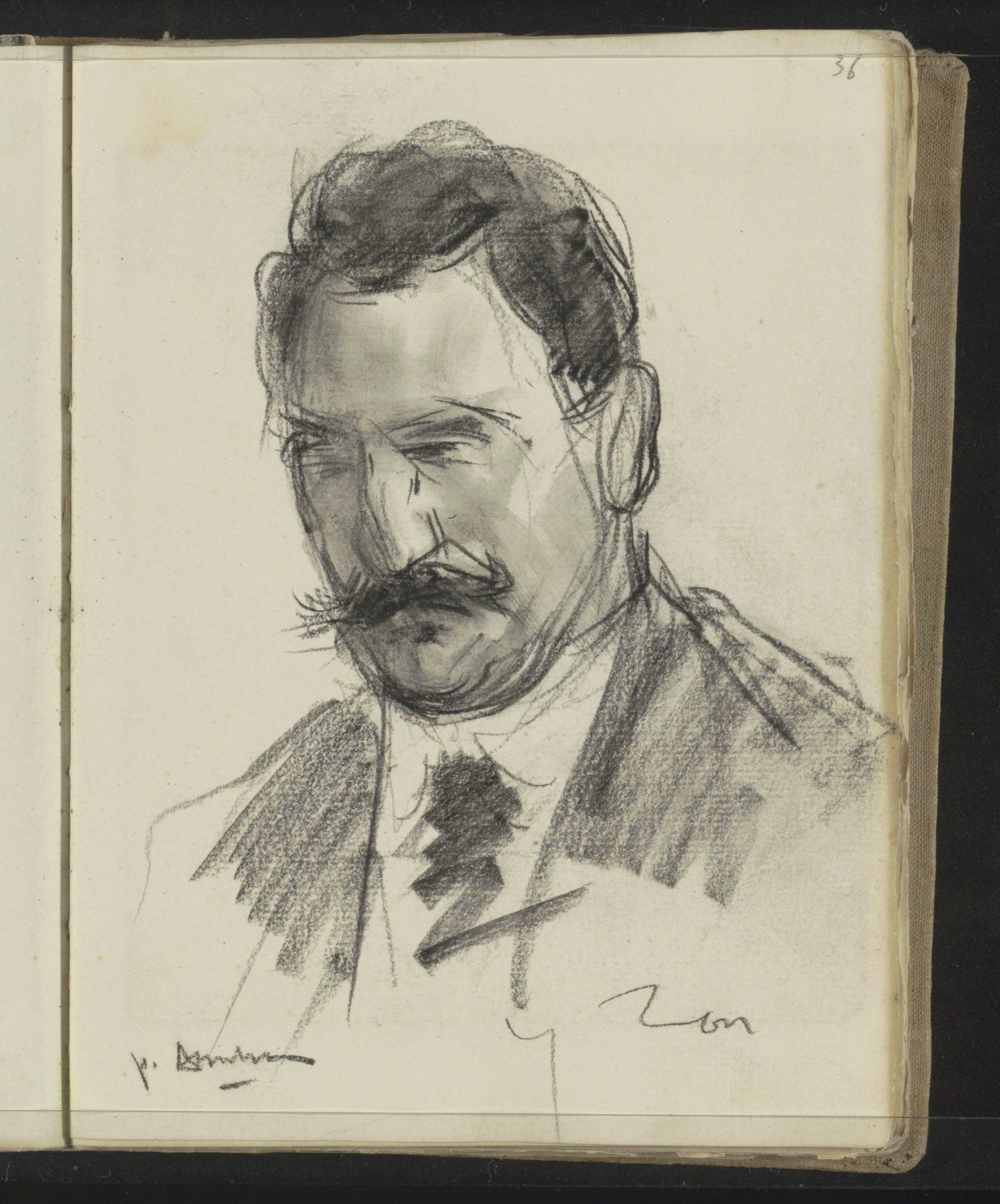 Portret van kunstenaar Jacques Zon by Floris Arntzenius