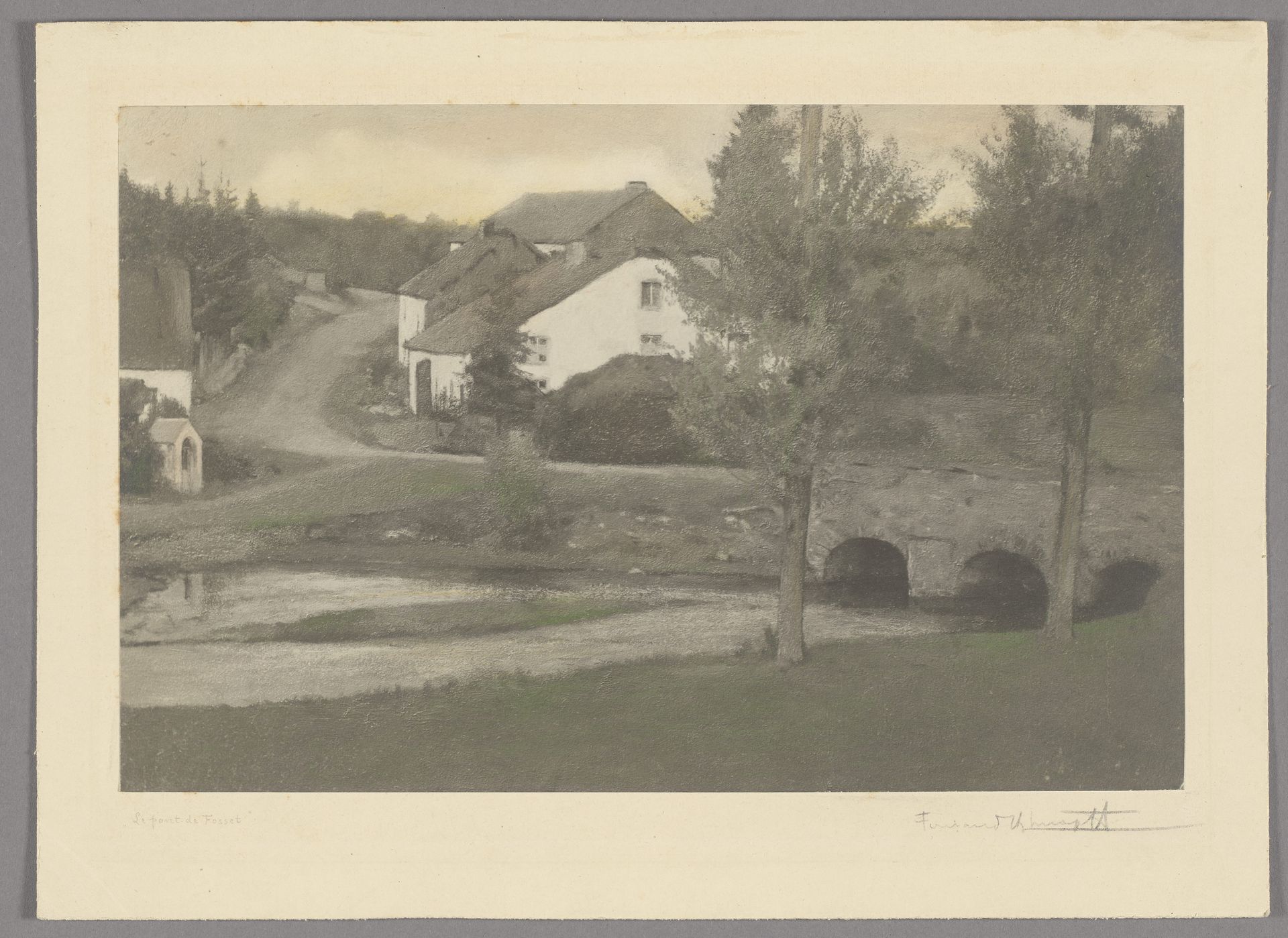The Bridge of Fosset by Fernand Khnopff