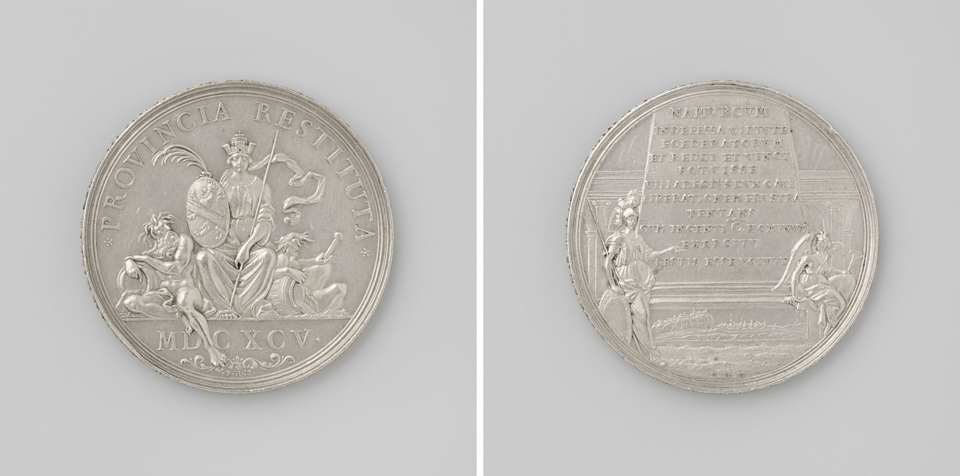 Herovering van Namen door Willem III by Philipp Heinrich Müller