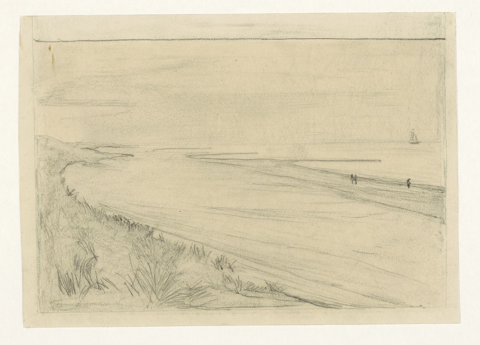 Strand bij Scheveningen by Jan Mankes