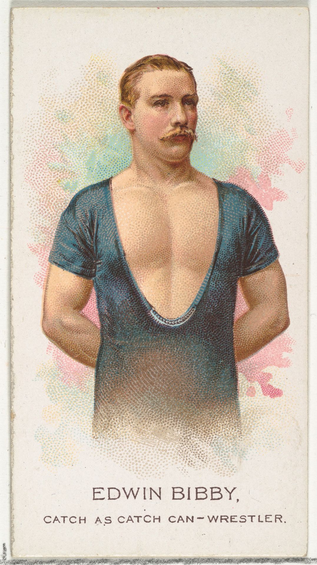 Edwin Bibby, Wrestler, from World's Champions, Series 2 (N29) for Allen & Ginter Cigarettes by Allen & Ginter