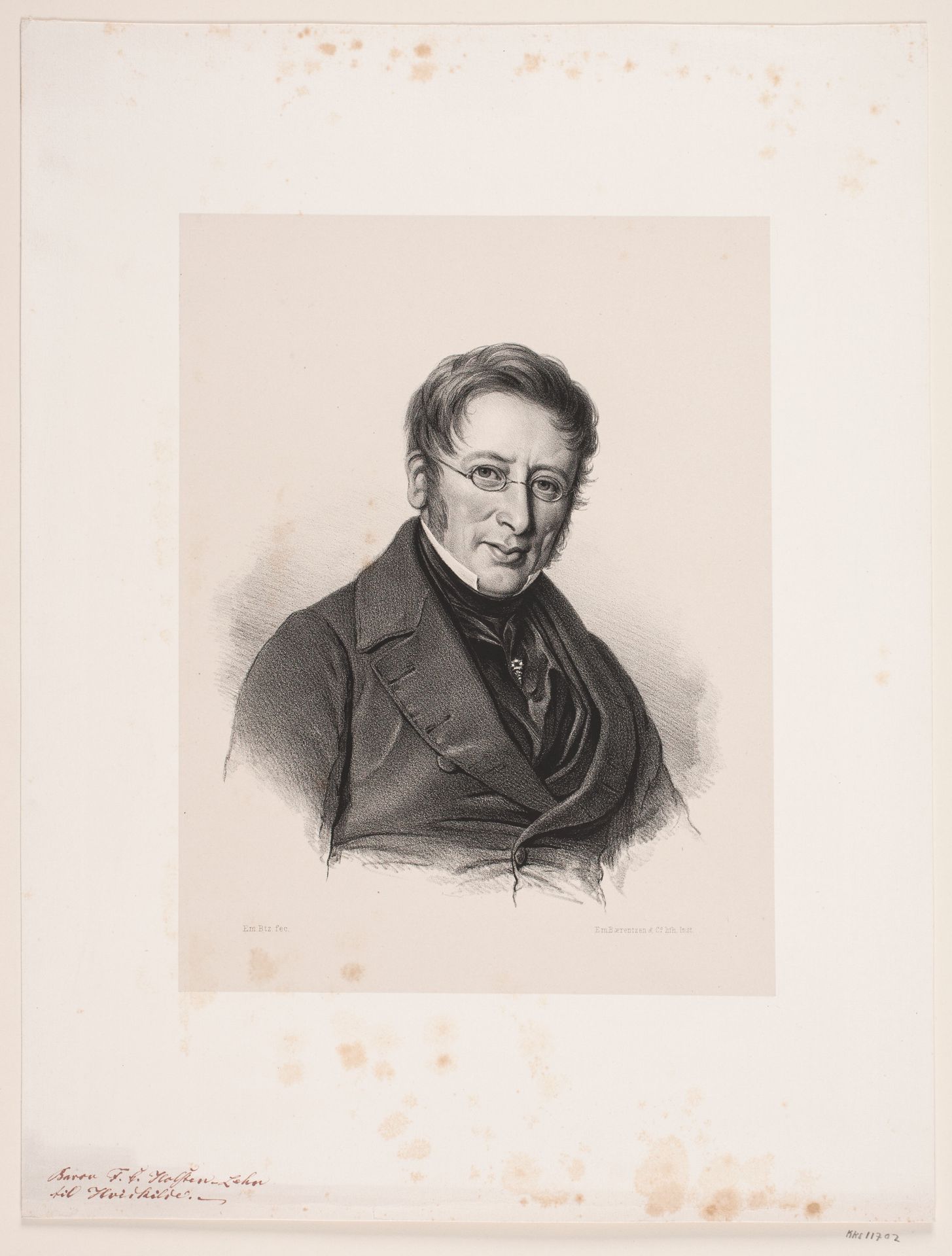 Frederik Christian Holsten-Lehn-Charisius by Emil Ditlev Bærentzen